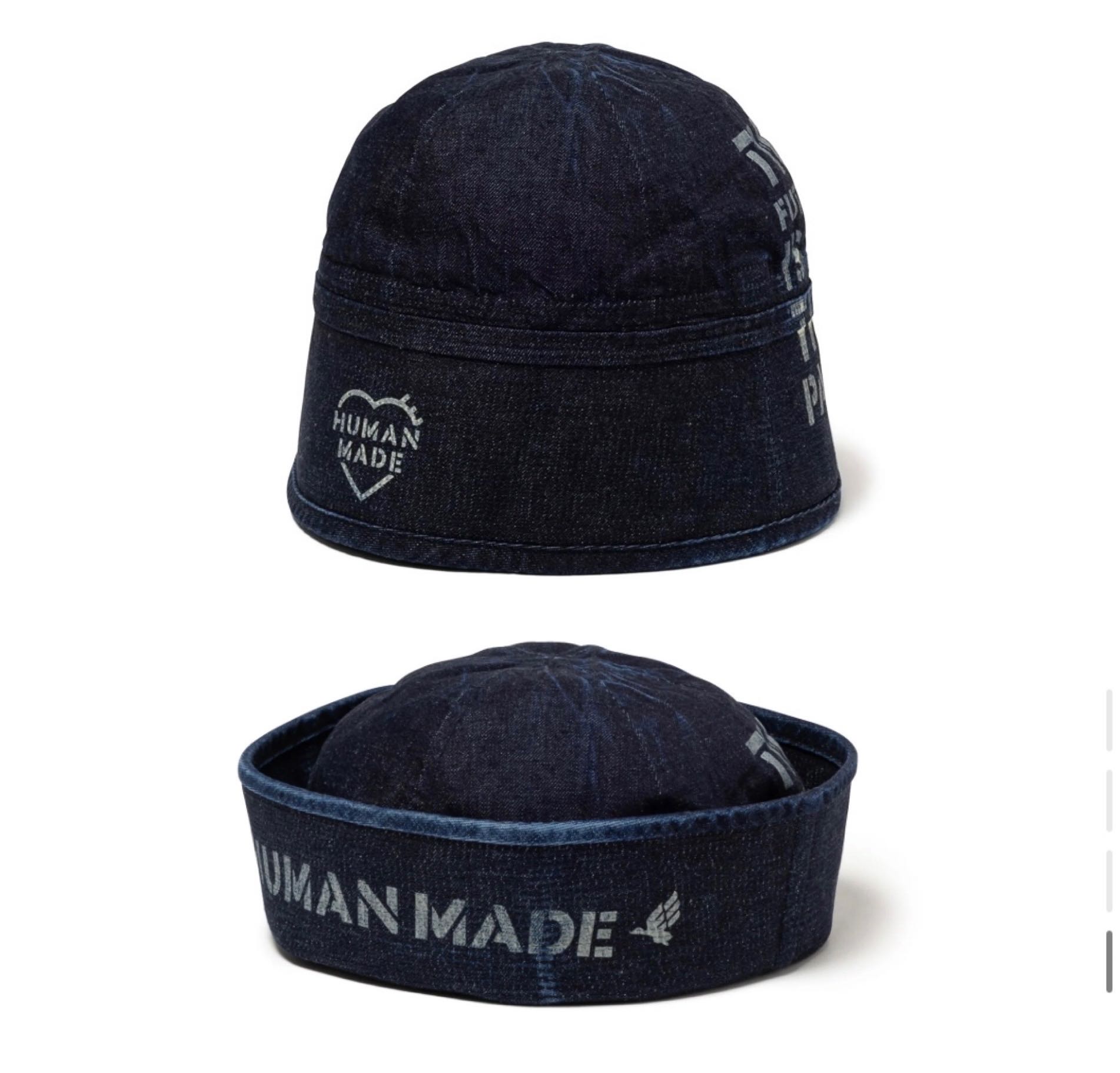 Human Made Japan DENIM SAILOR HAT size L (60CM)