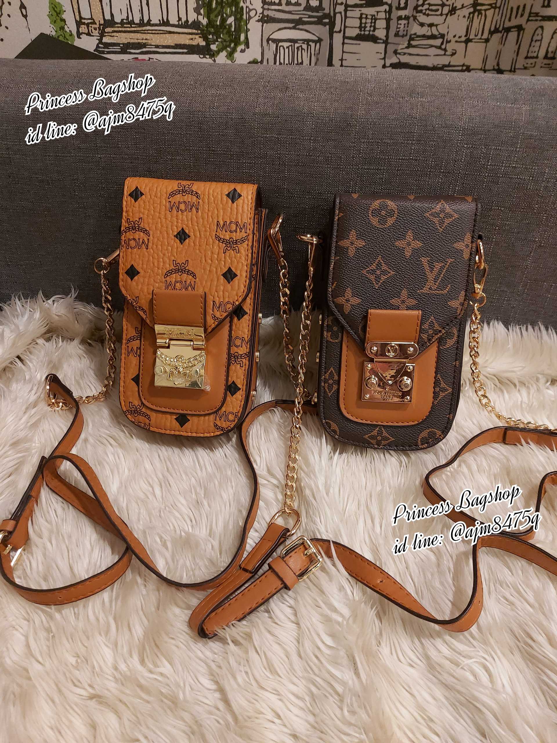 กระเป๋าใส่โทรศัพท์หลุยส์,mcm 7นิ้ว