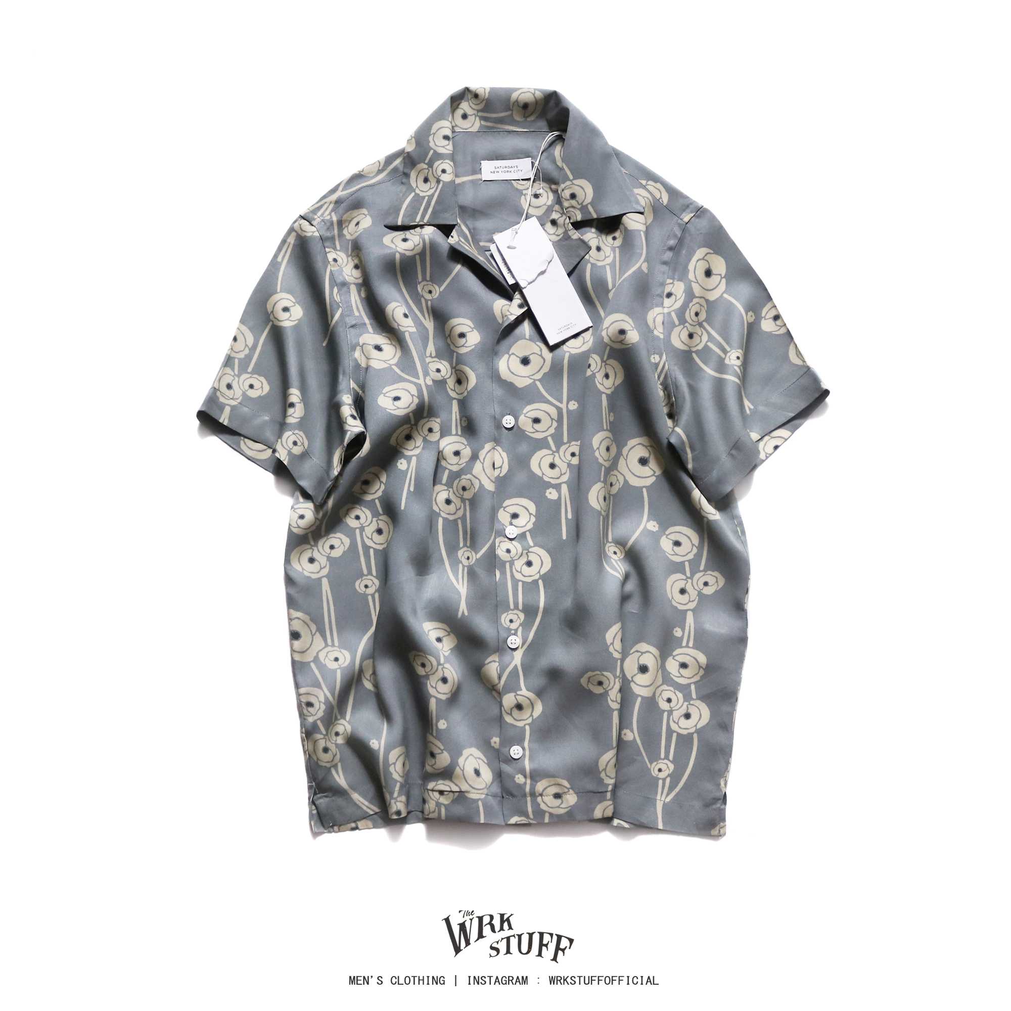Saturday NYC Canty Poppy Shirt (M)