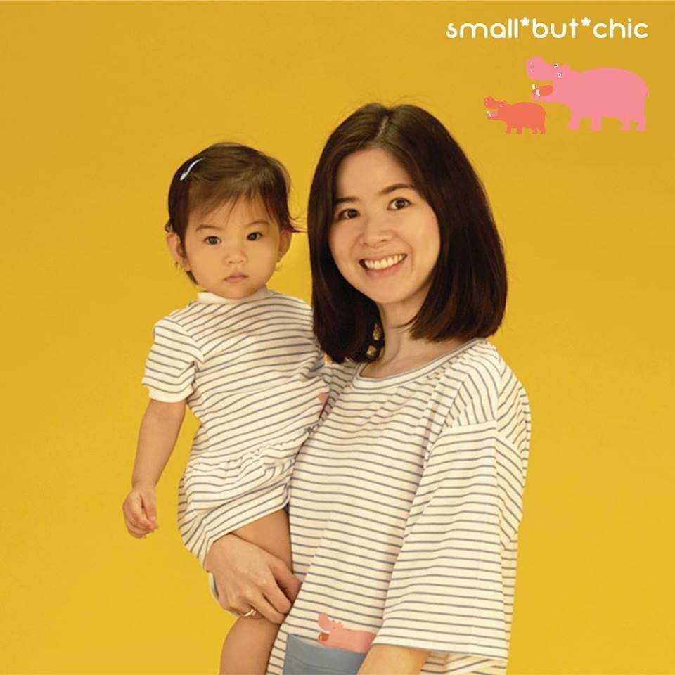 เสื้อลายริ้วตัวหลวมคุณแม่(TS-180)