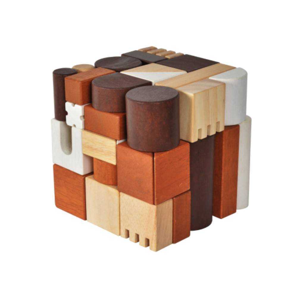 Blue Ribbon Toys : Mini Block Cube Natural