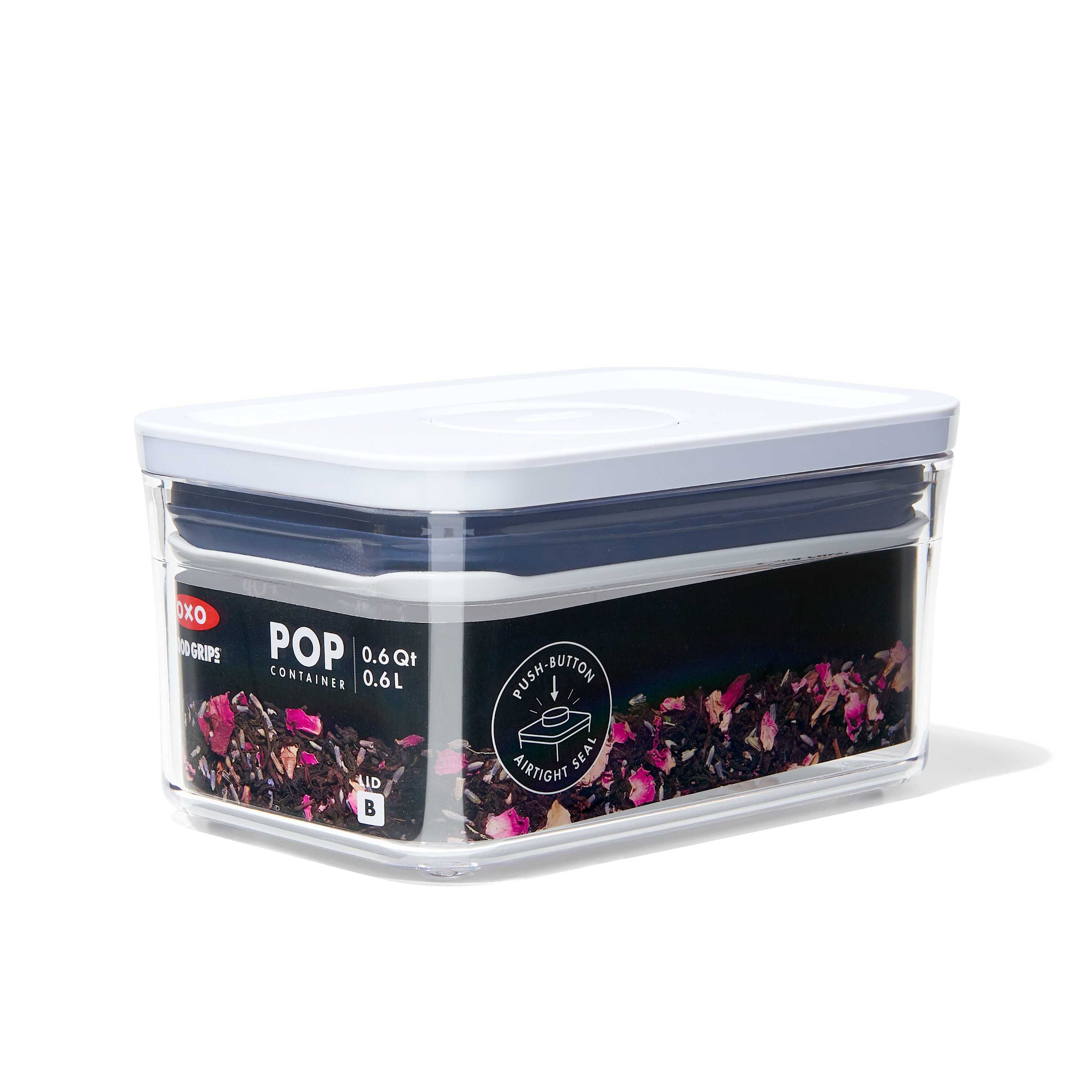 กล่องถนอมอาหาร สี่เหลี่ยมผืนผ้า ขนาดใหญ่ 0.6 ลิตร l OXO GG POP CONTAINER RECTANGLE - MINI (0.6 L)