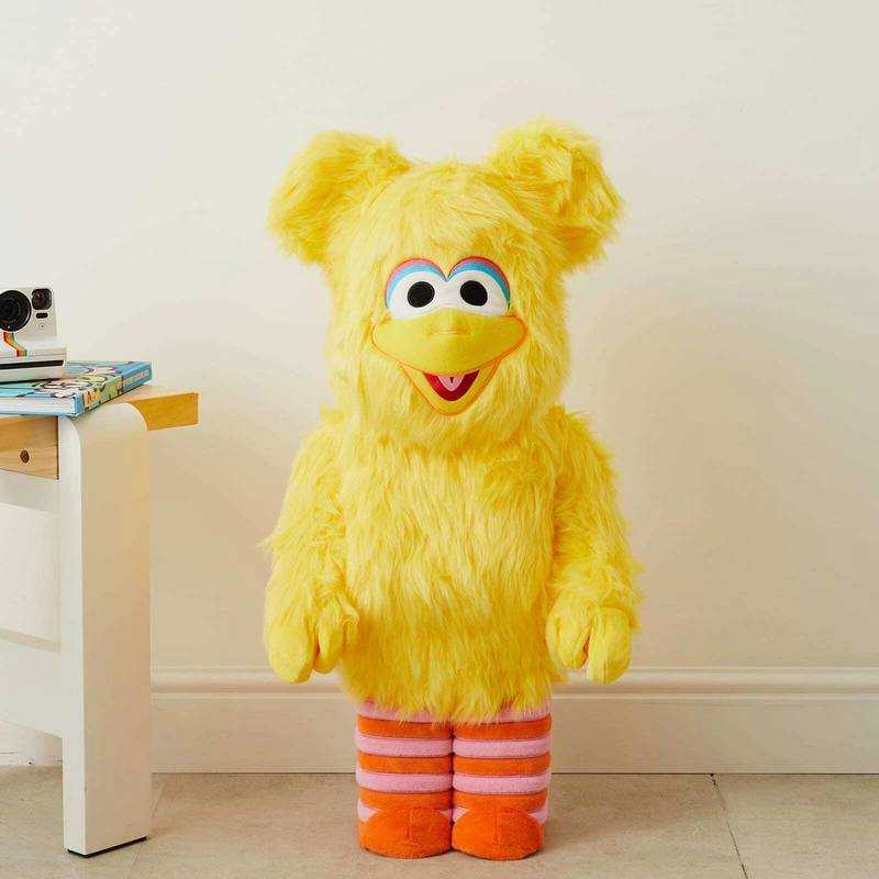Be@rbrick Sesame Street Big Bird costume 400% , 1000%