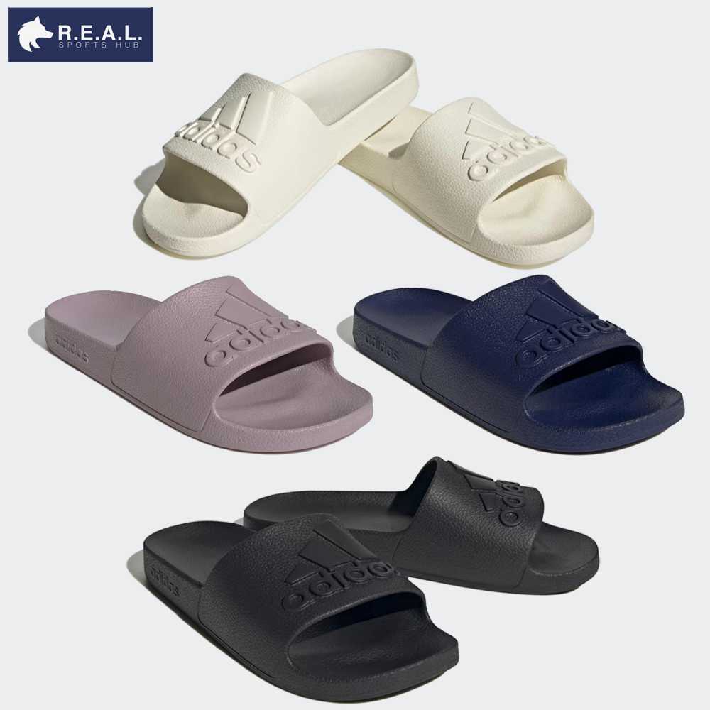 รองเท้าแตะ Adidas รุ่น Adilette Aqua - รุ่นโลโก้สีล้วน - [IF7370 IF7371 IF7374 IF6067]