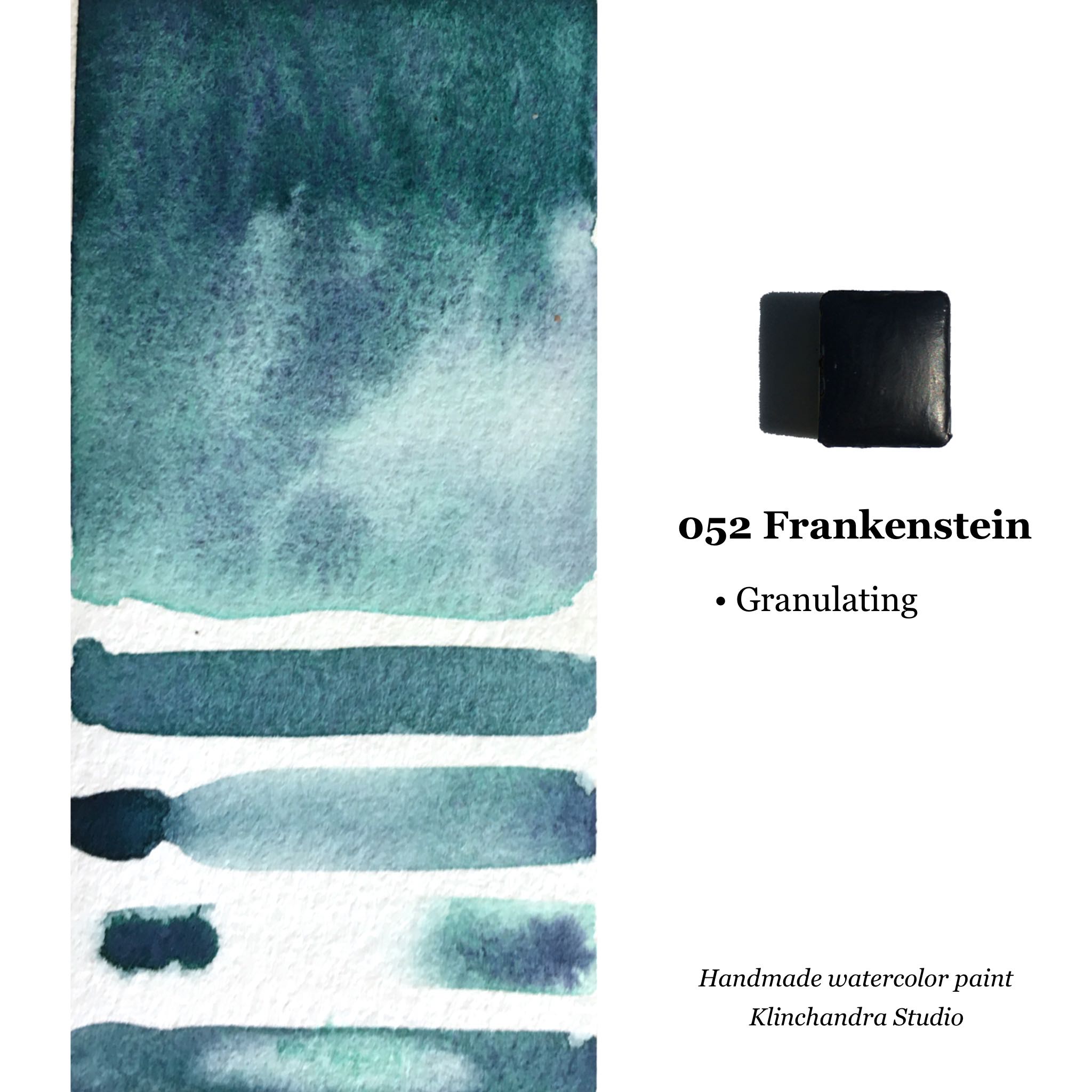 HANDMADE WATERCOLOR PAINT | 052 Frankenstein | สีน้ำแบบก้อน