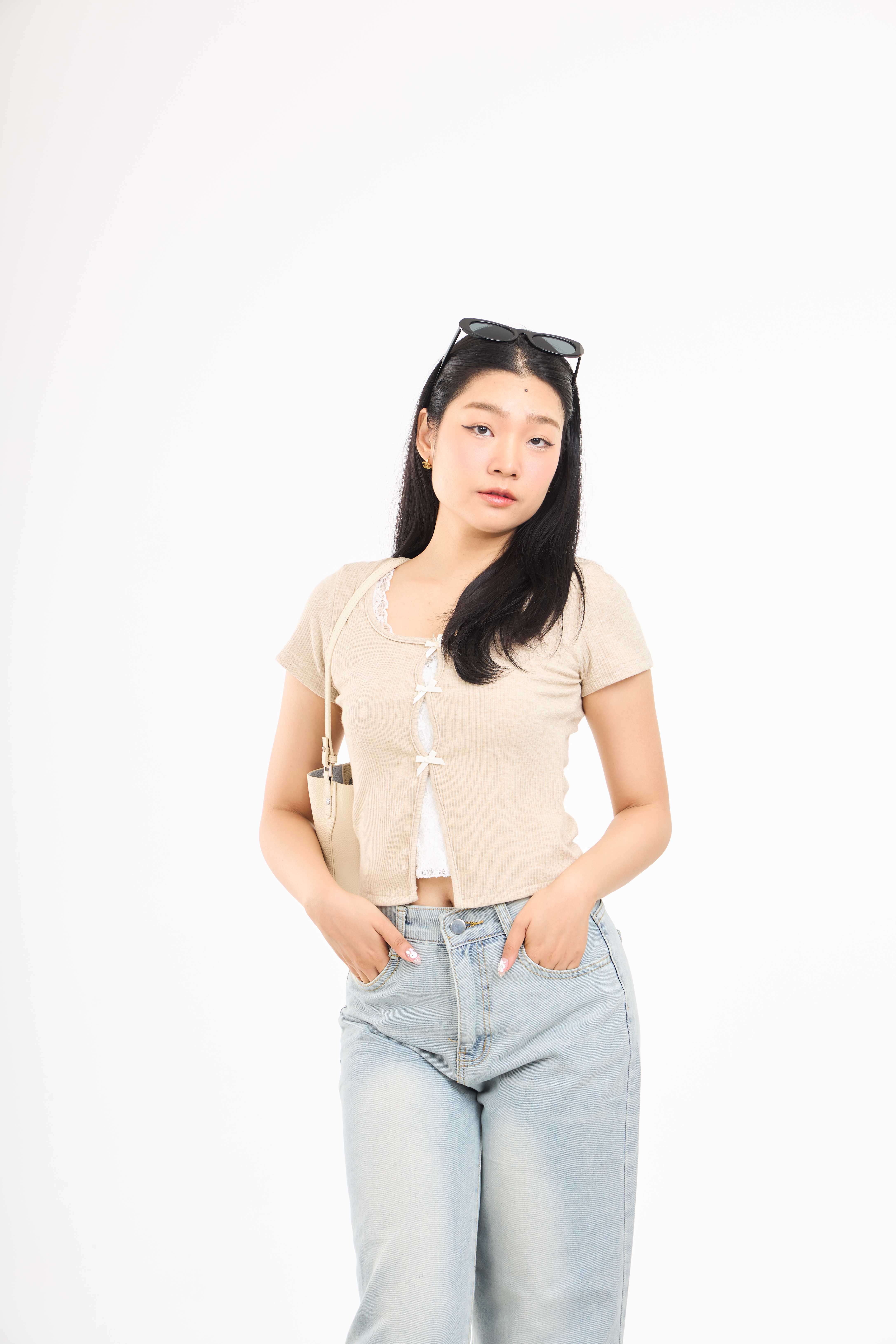 USandfriend - Lady crop tee เสื้อครอปลูกไม้