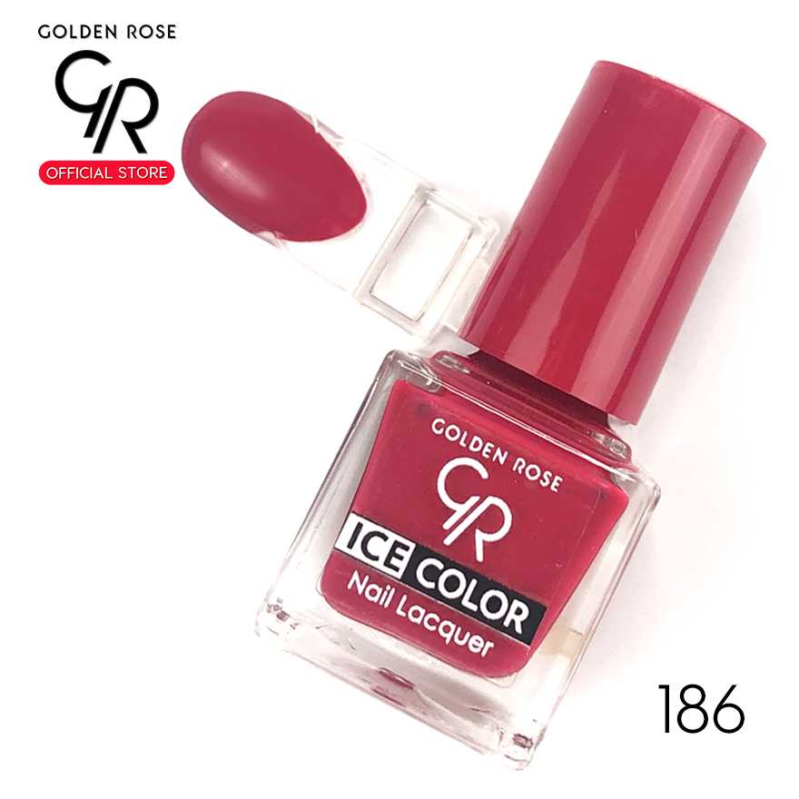 Golden Rose โกลเด้น โรส สีทาเล็บ ไอซ์ เนลล์ 6 มล. Ice no.186