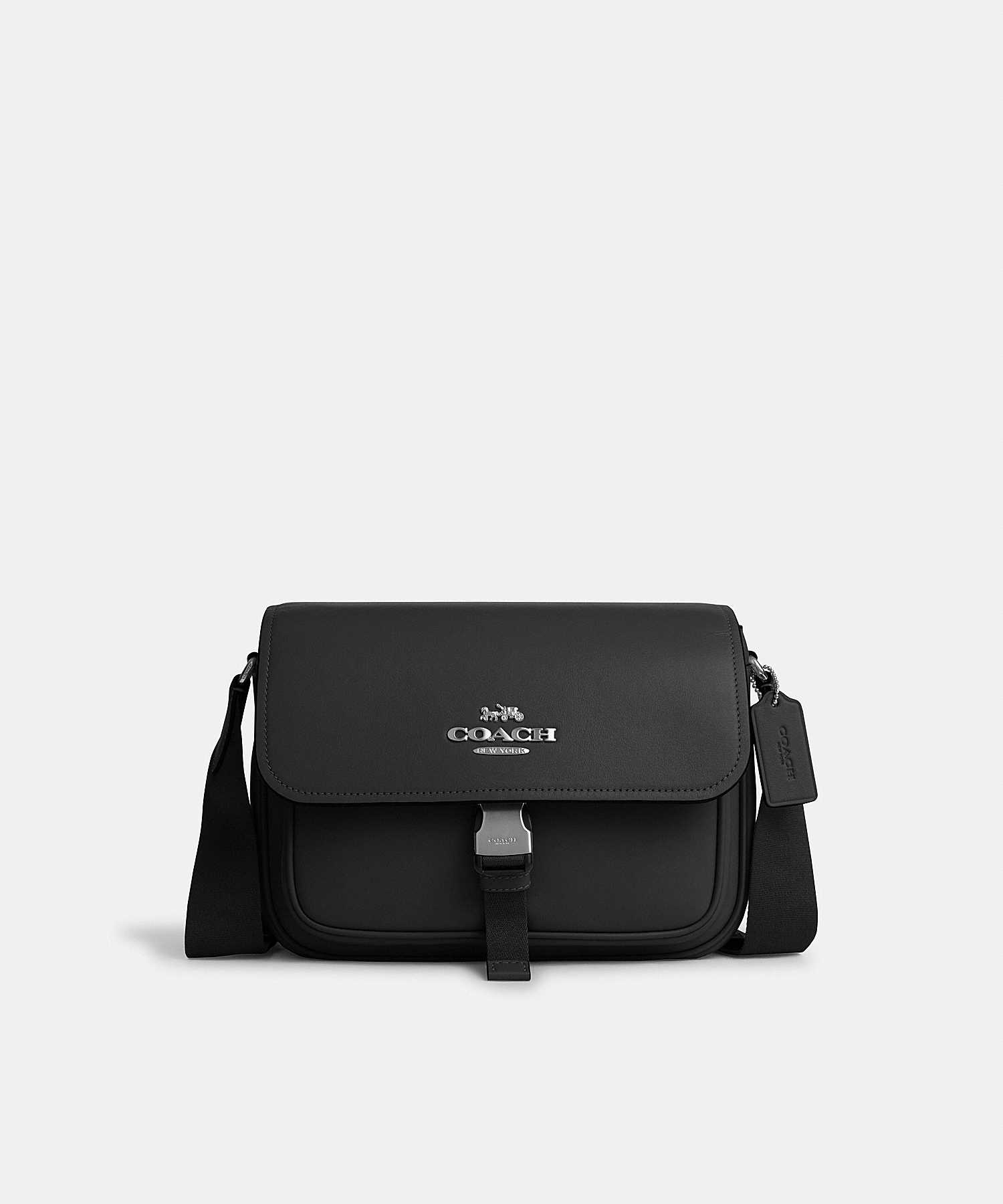 COACH PACE MESSENGER BAG CR098 SV/BK