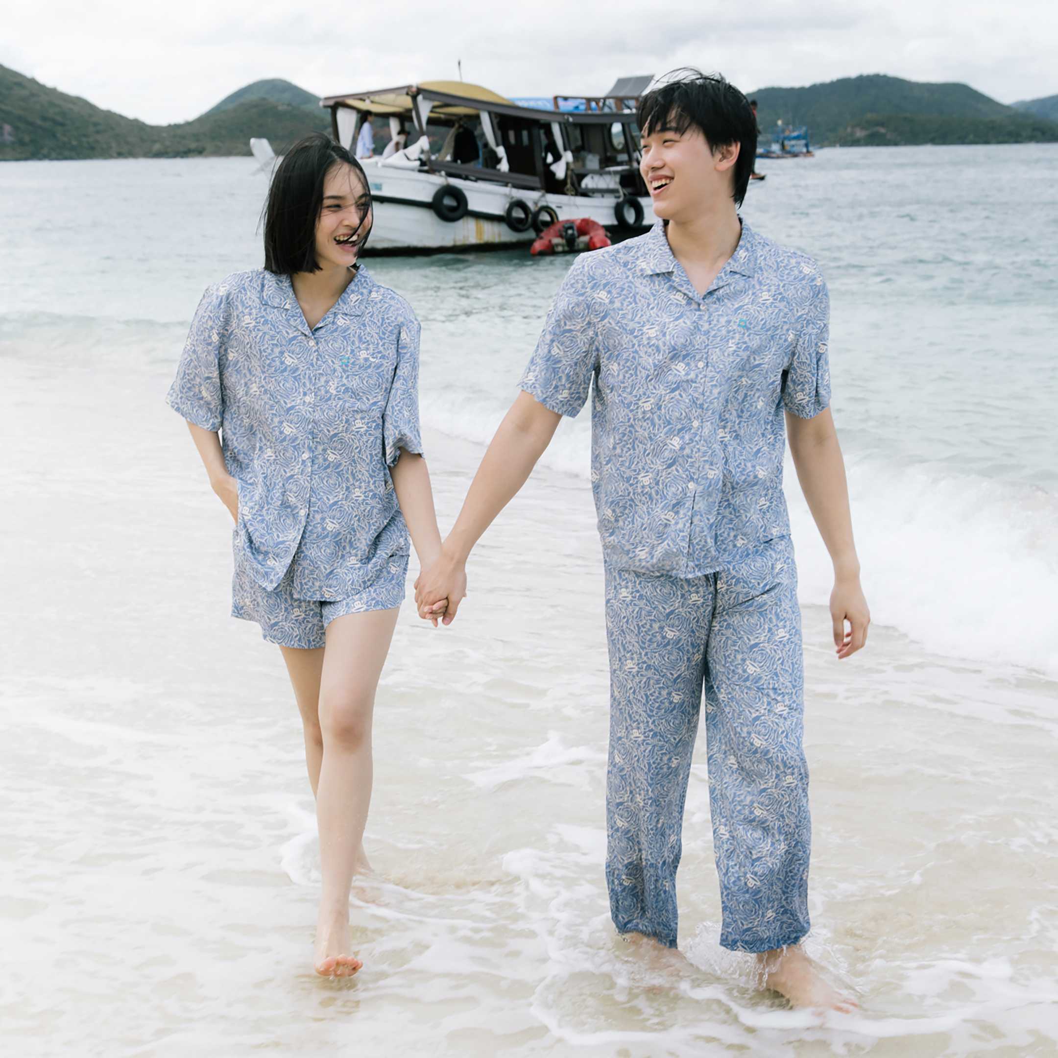 PAUL FRANK ชุดเซ็ตกางเกงขาสั้น BLUEBELL BREEZE SHIRT SET