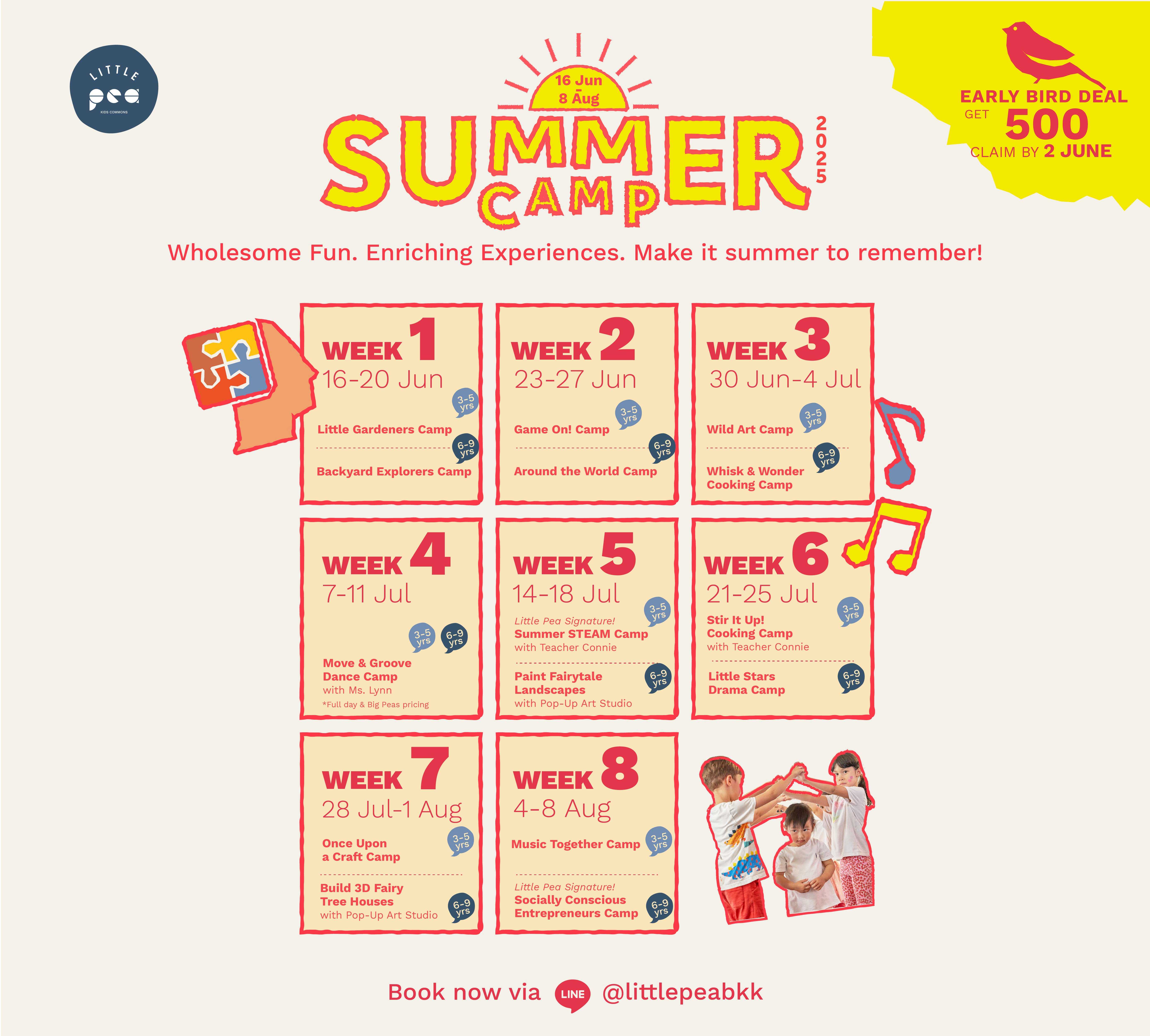 Messy Peas Camps (3-5yrs) │ Summer Camp 2025