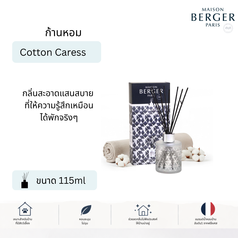 Scented Bouquet Geode Givre ก้านกระจายความหอมกลิ่น คอตตอน แคร์เรส