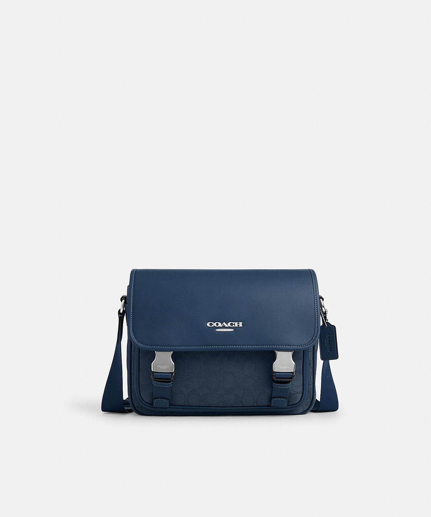 COACH RACER MESSENGER IN SIGNATURE JACQUARD CW177 SVPM1