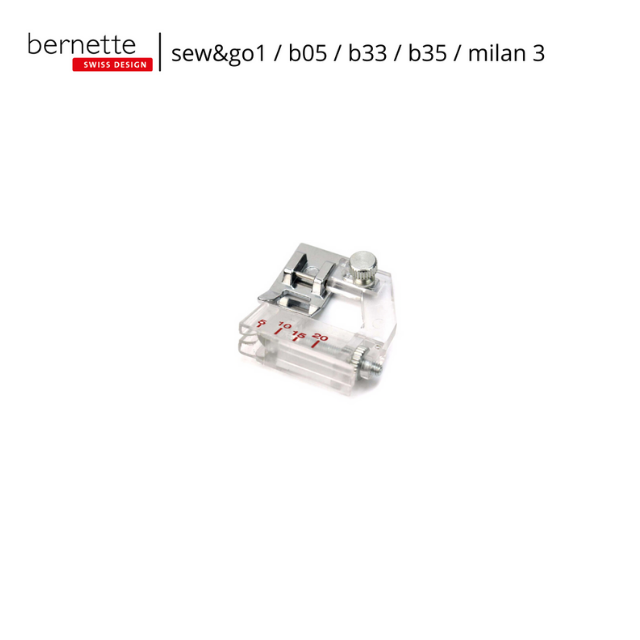 ตีนผีกุ๊นผ้าแบบปรับระยะ (sew&go 1 / b05 / b33 / b35 / milan 3)