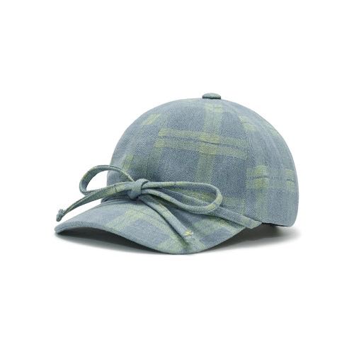 キャップ [AWESOME NEEDS]BASIC BALL CAP_RIBBON PRE-ORDER] AWESOME NEEDS BASIC BALL CAP RIBBON CHECK MINT