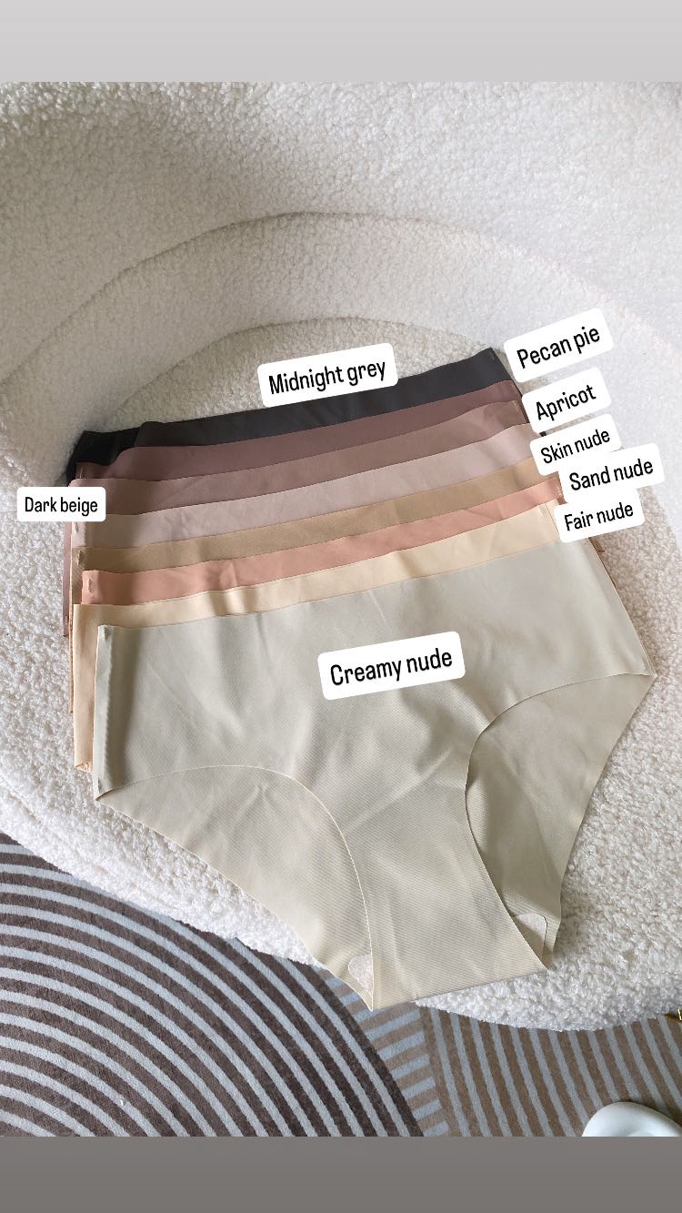 Mid waist full briefs seamless panty #luckybox