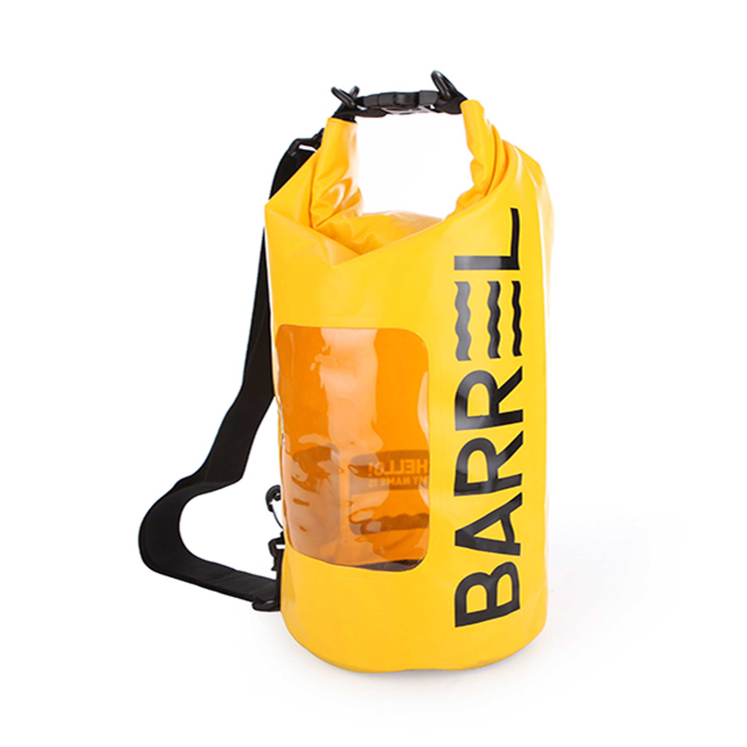 BARREL DRYBAG 10L YELLOW-กระเป๋า กระเป๋ากันน้ำ กระเป๋าสะพาย (ACC)