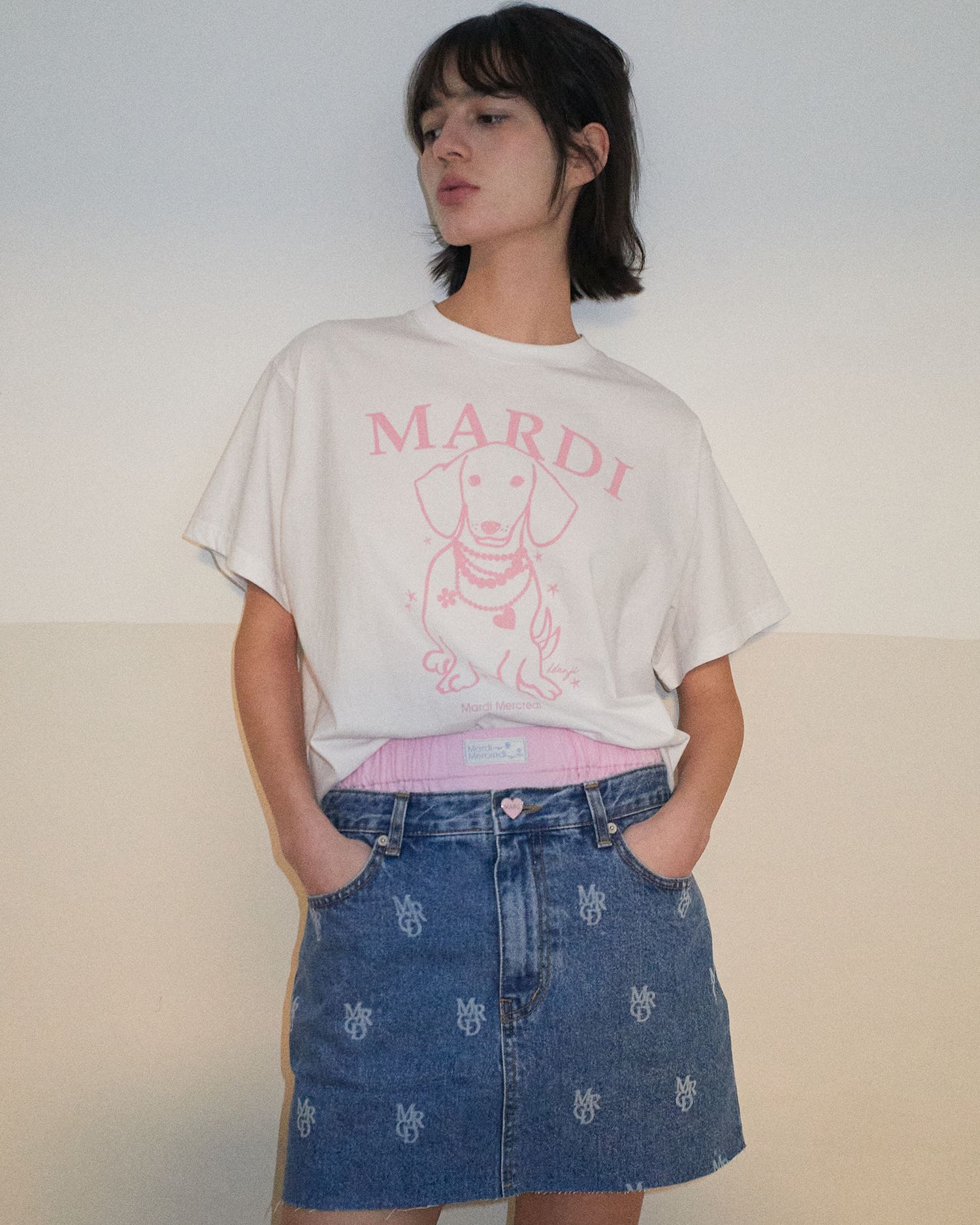 Mardi T-shirt ddanji necklace (พร้อมส่ง)