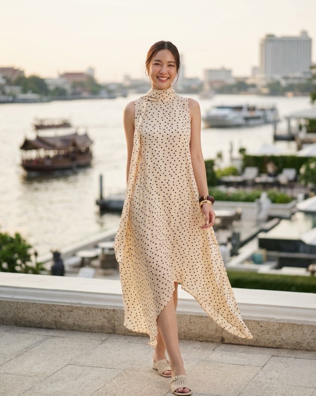 #BJpolkadotDress260311 (690THB)