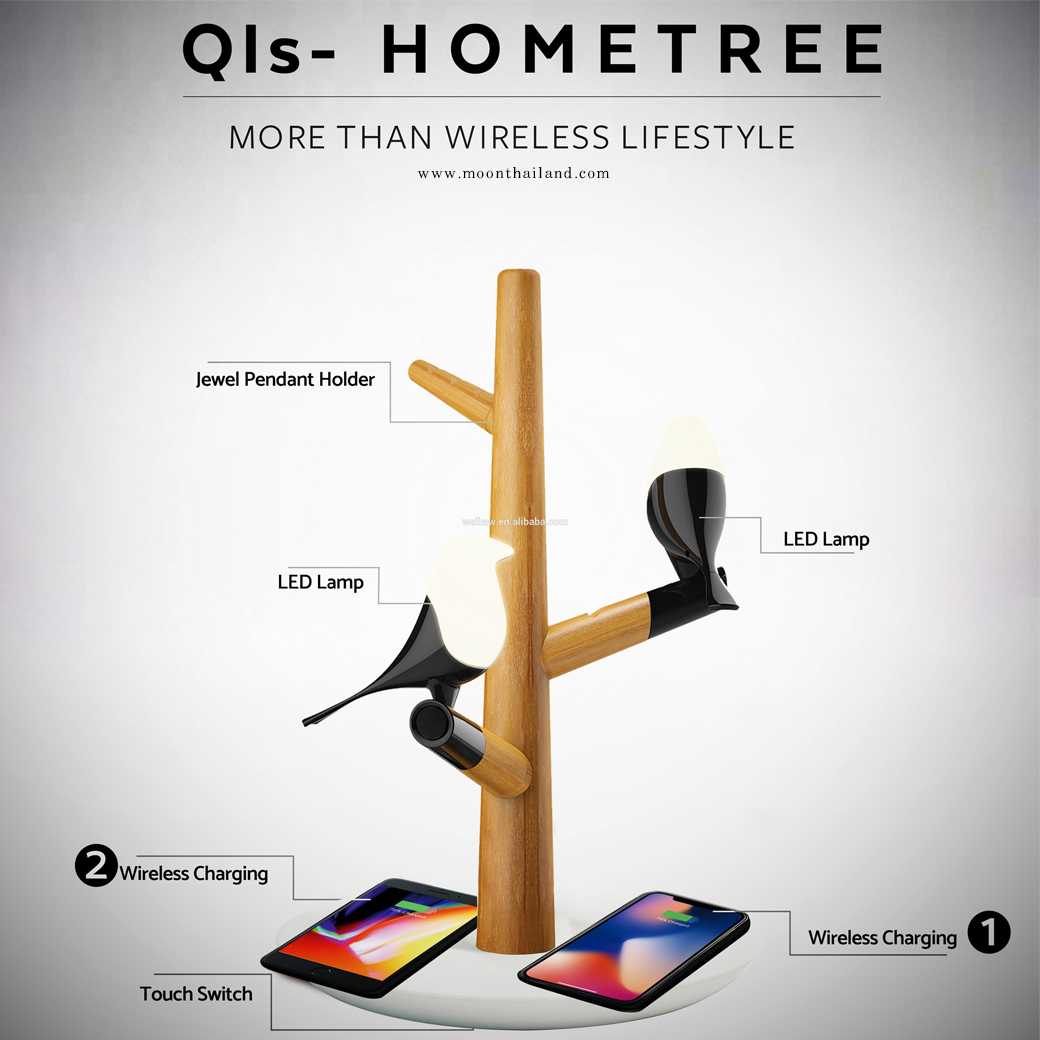 Moon Humming Bird Smart Lamp