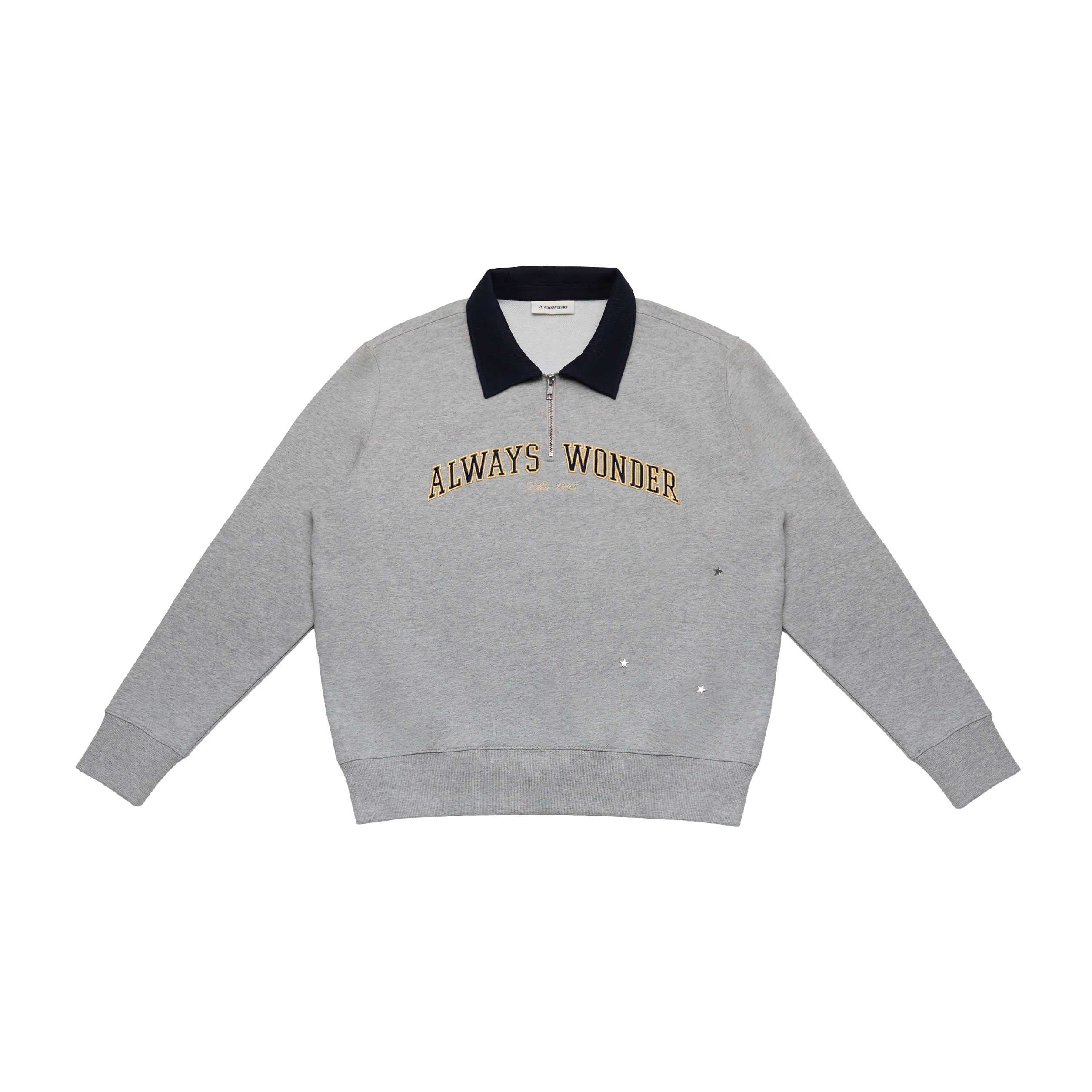 Campus Half-Zip Sweater | Locker Gray