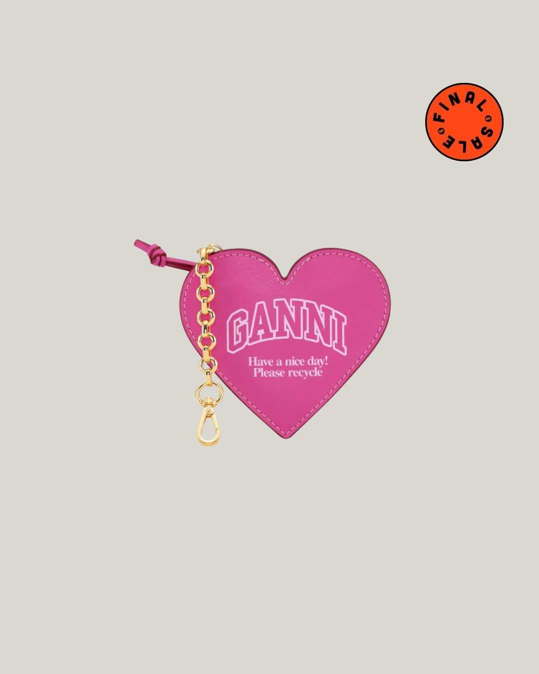 GANNI | Coin Purse Keychain พวงกุญแจห้อยกระเป๋า