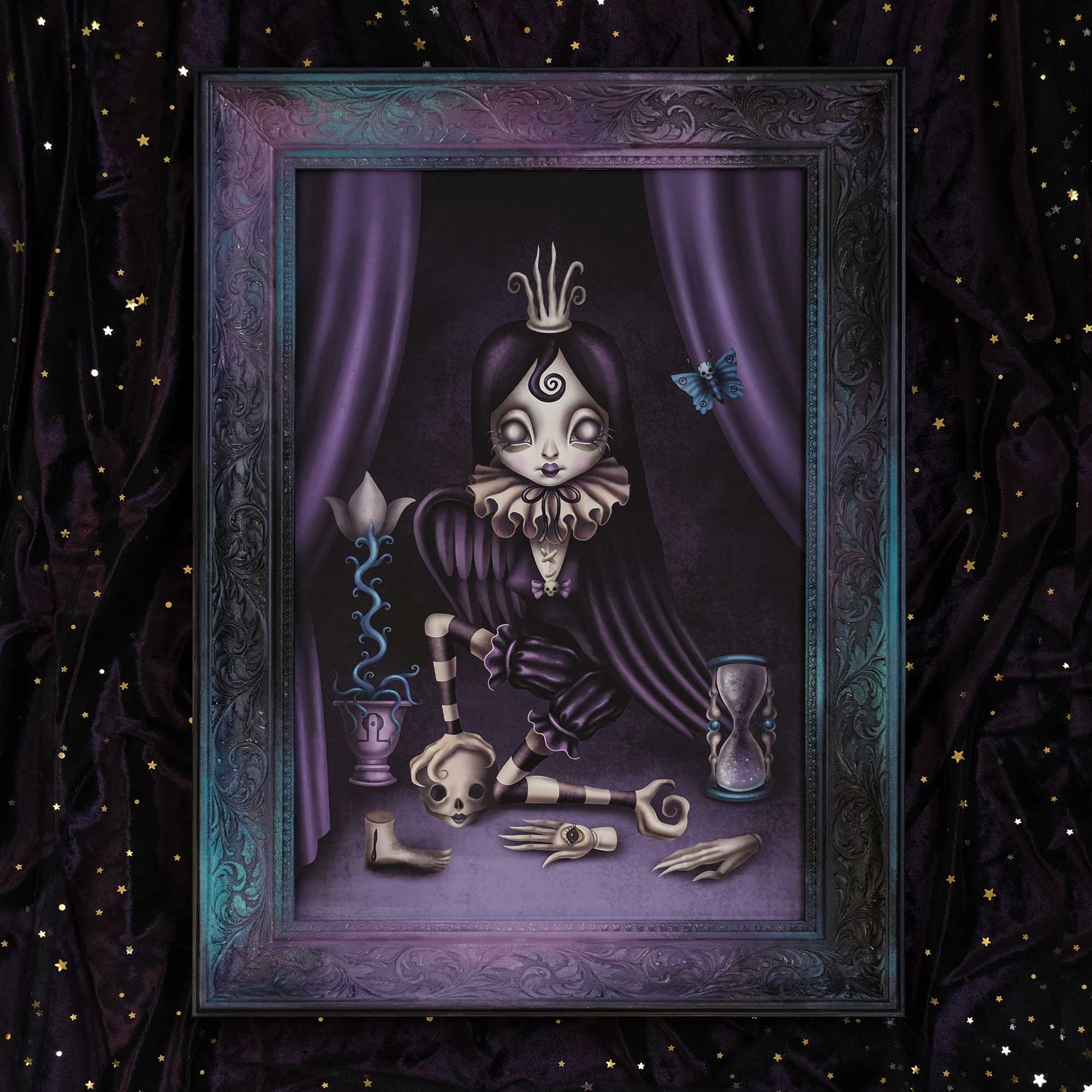 XIII Death l Canvas with Painted Frame