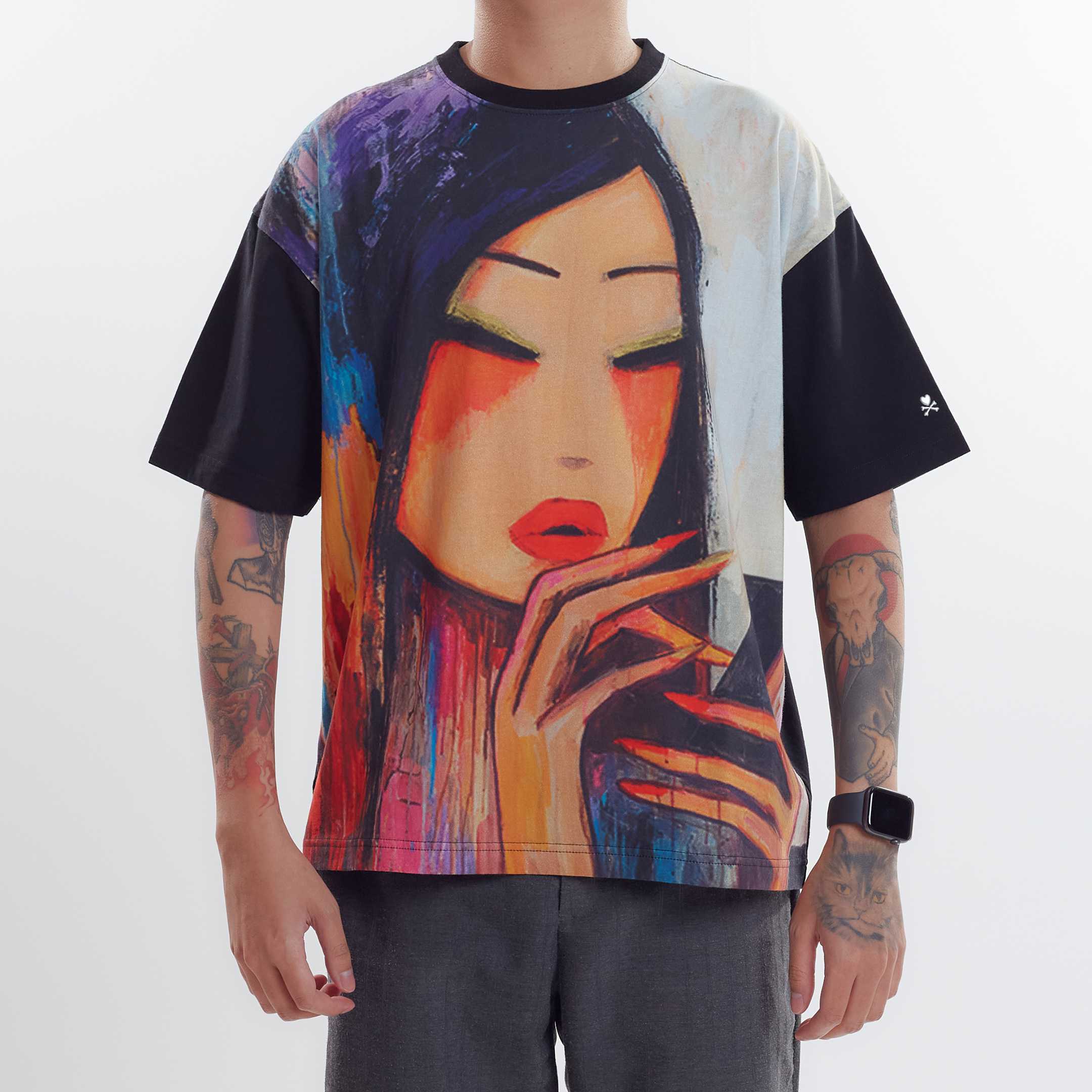 TOKIDOKI เสื้อยืด HAMAMOCHI GIRL SS TEE