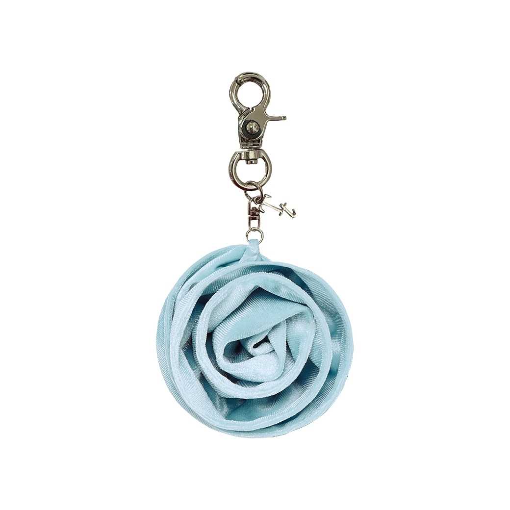 ROSE KEYCHAIN - BLUE