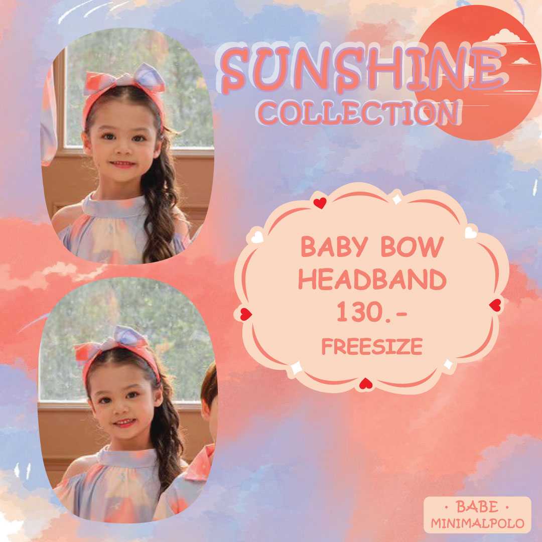 5.Sunshine Baby Bow Headband