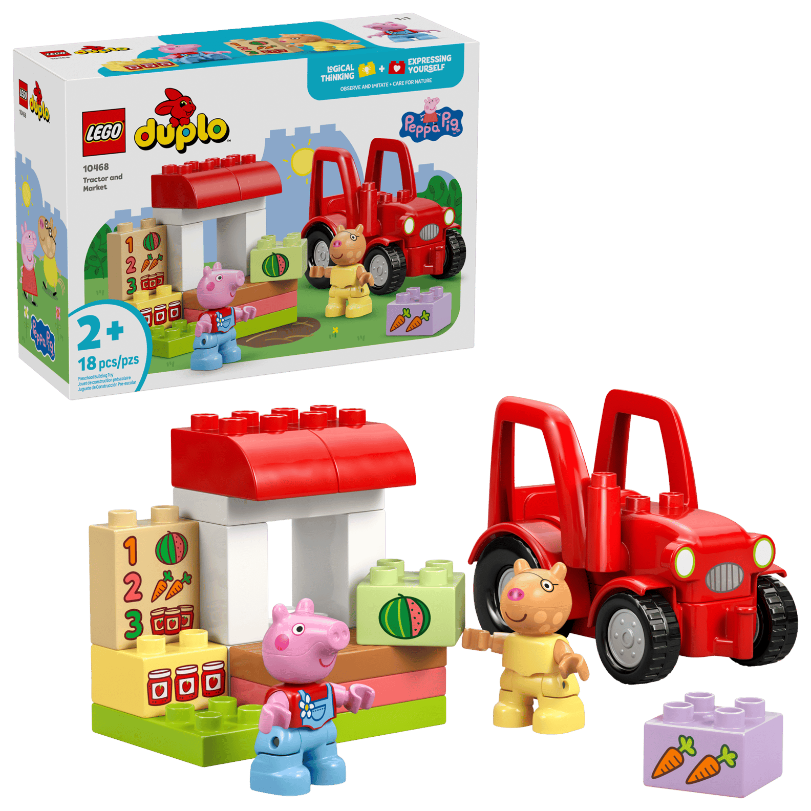 LEGO 10468 Tractor and Market(สินค้าซื้อแล้วไม่รับเปลี่ยนคืน)