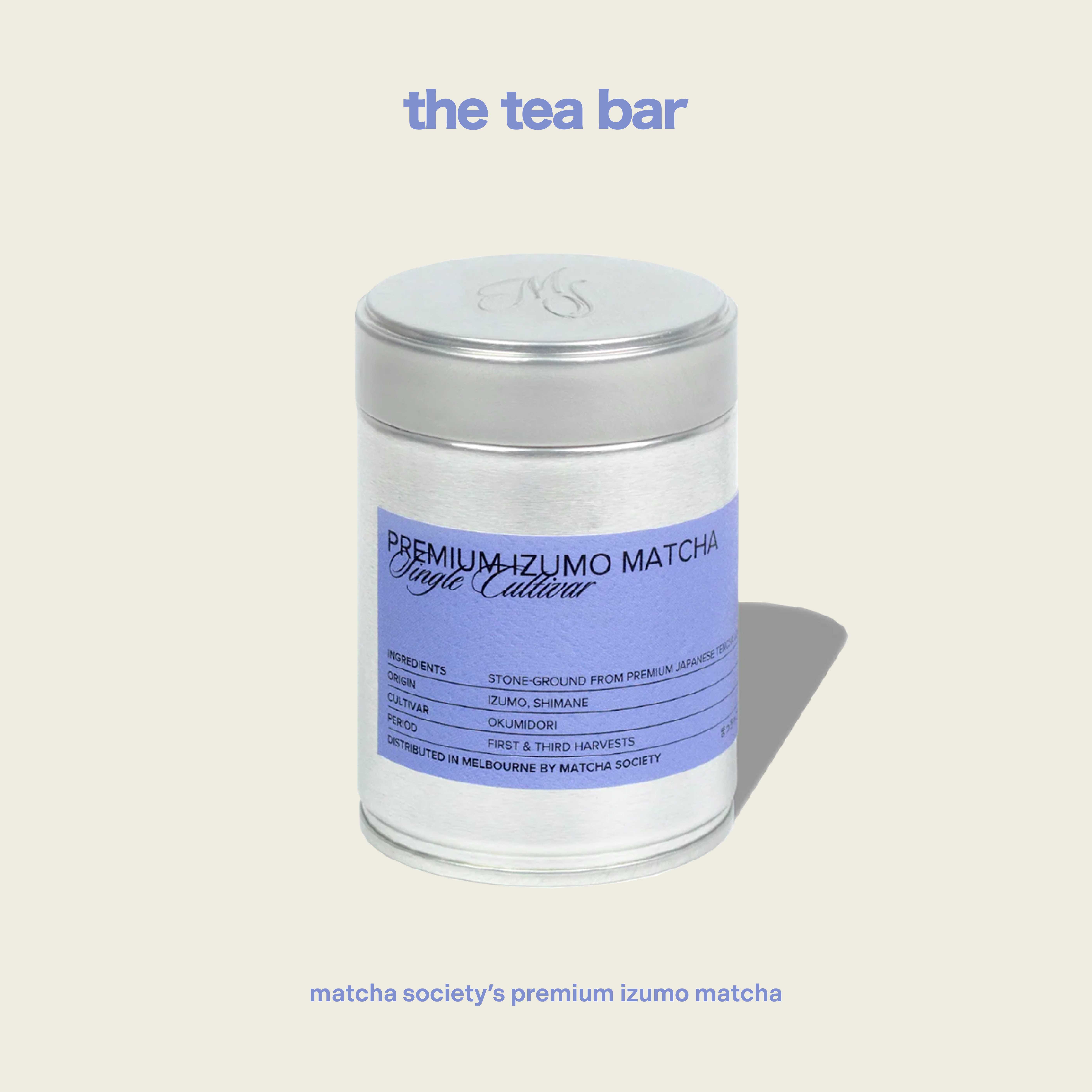 MATCHA SOCIETY premium izumo matcha
