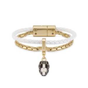 Serpenti Forever Leather Bracelet