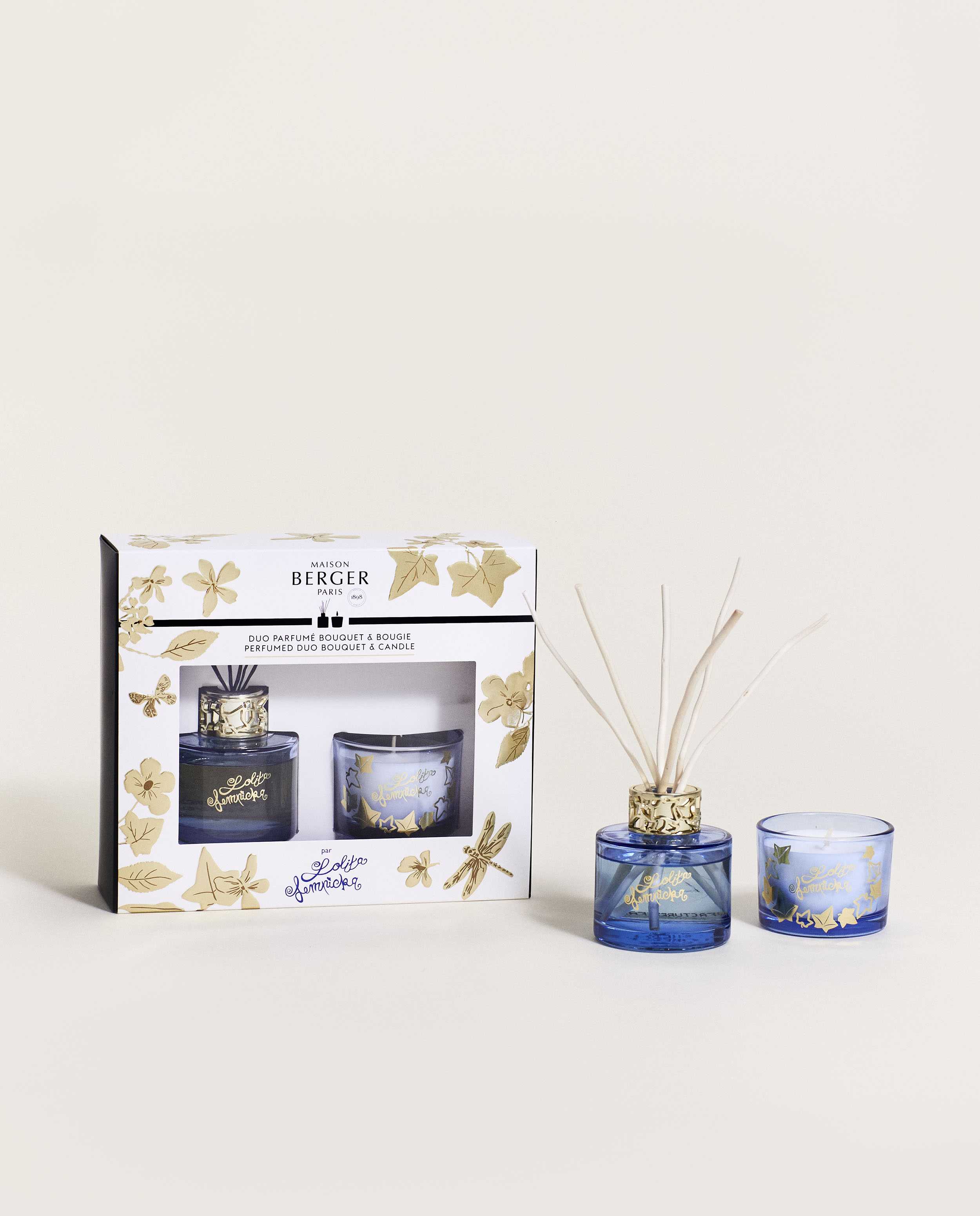 Duo mini Bouquet & Candle Lolita Lempicka Violet