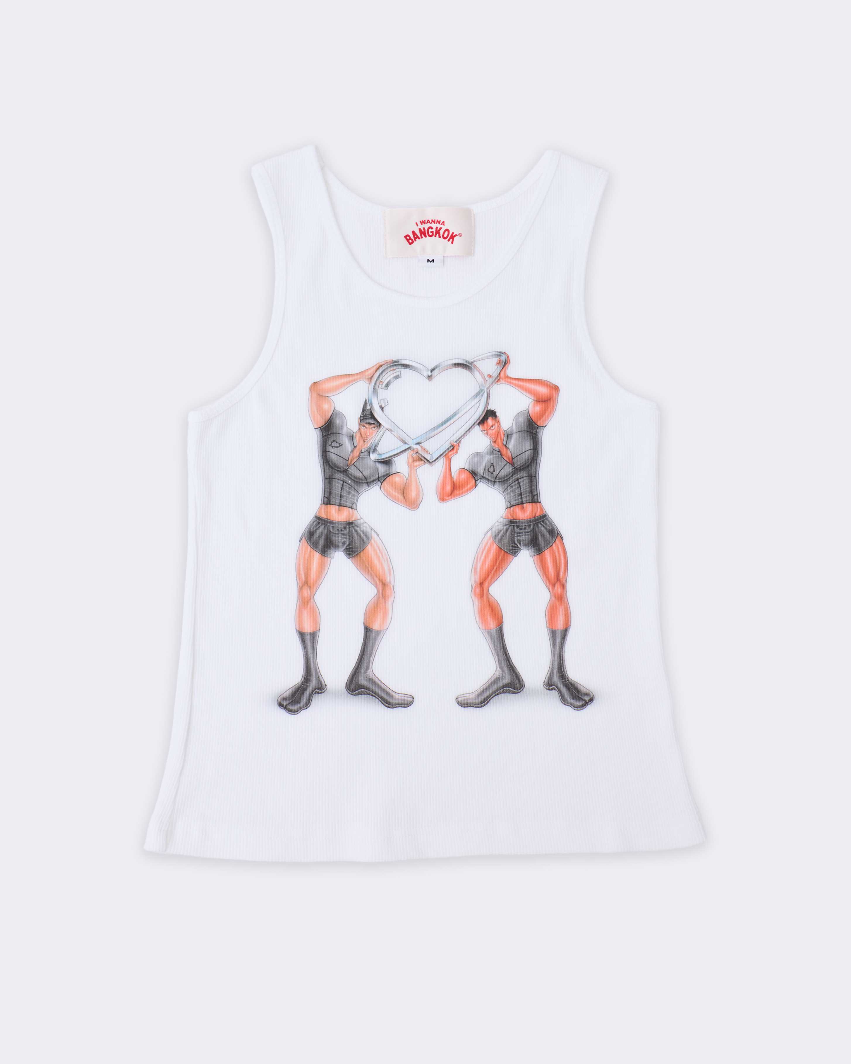 White Bad Boys Tank Top