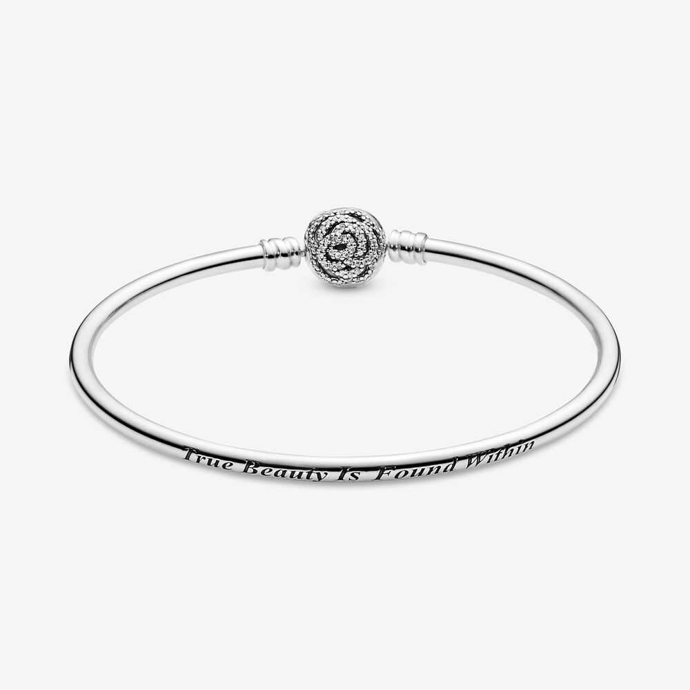 Disney, Pandora Moments Beauty & the Beast Bangle sz.17 cm