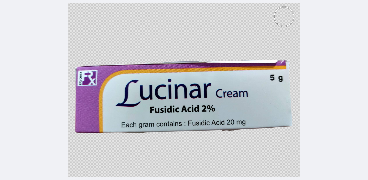 Lucinar Cream (Fusidic Acid 2%) 5 g.
