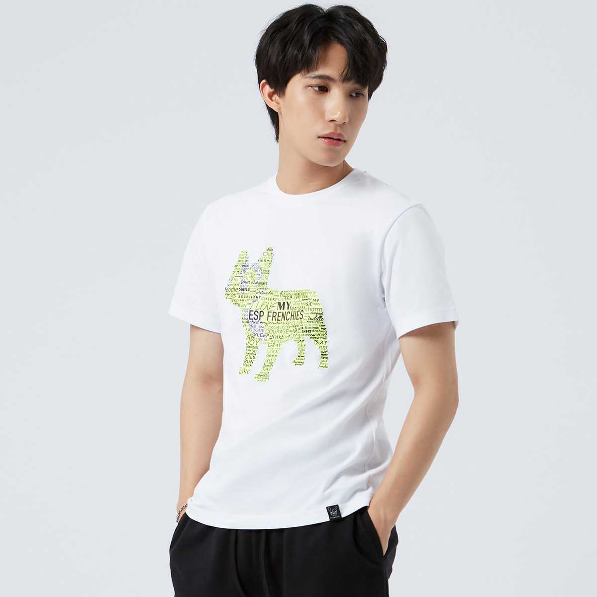 เสื้อทีเชิ้ตลายเฟรนช์ชี่ | Frenchie T-Shirt | 03919