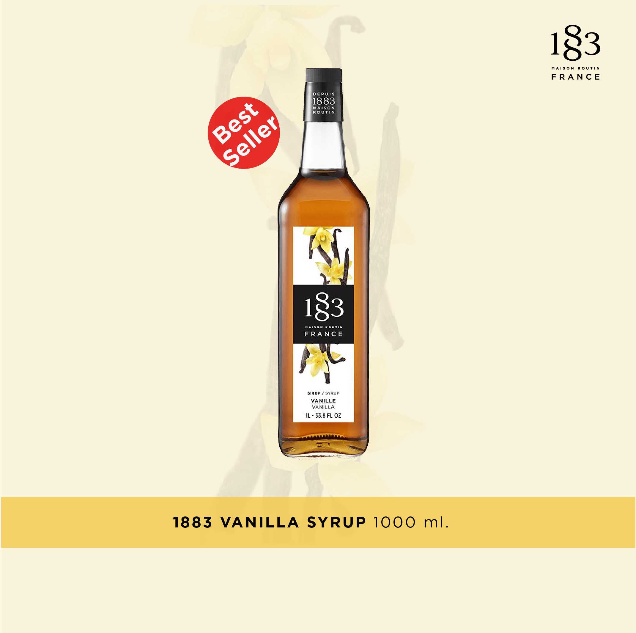 1883 น้ำเชื่อมกลิ่นวนิลลา 1000 มล.(1883 VANILLA SYRUP 1000 ml.)