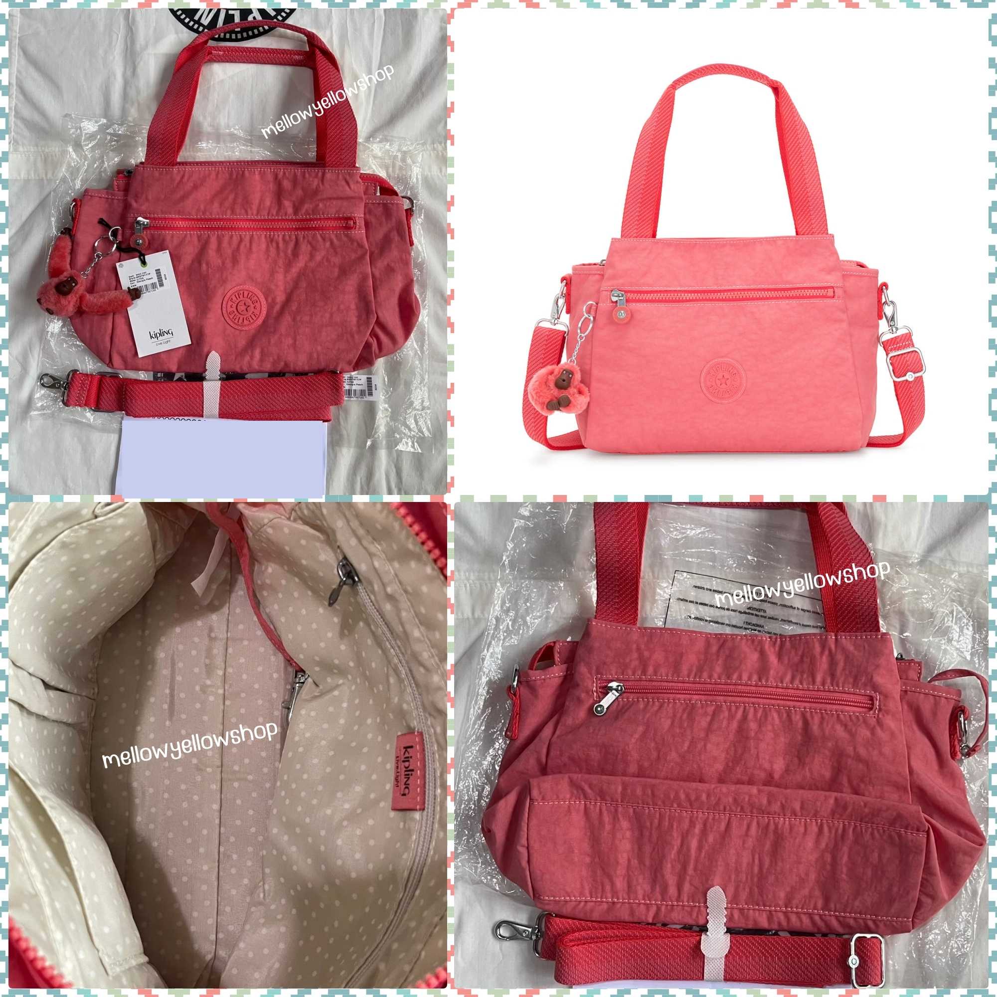 Kipling Elysia Shoulder Bag #กระเป๋าสะพาย #กระเป๋าkipling #Kipling #กระเป๋าลิง #Kiplingของแท้