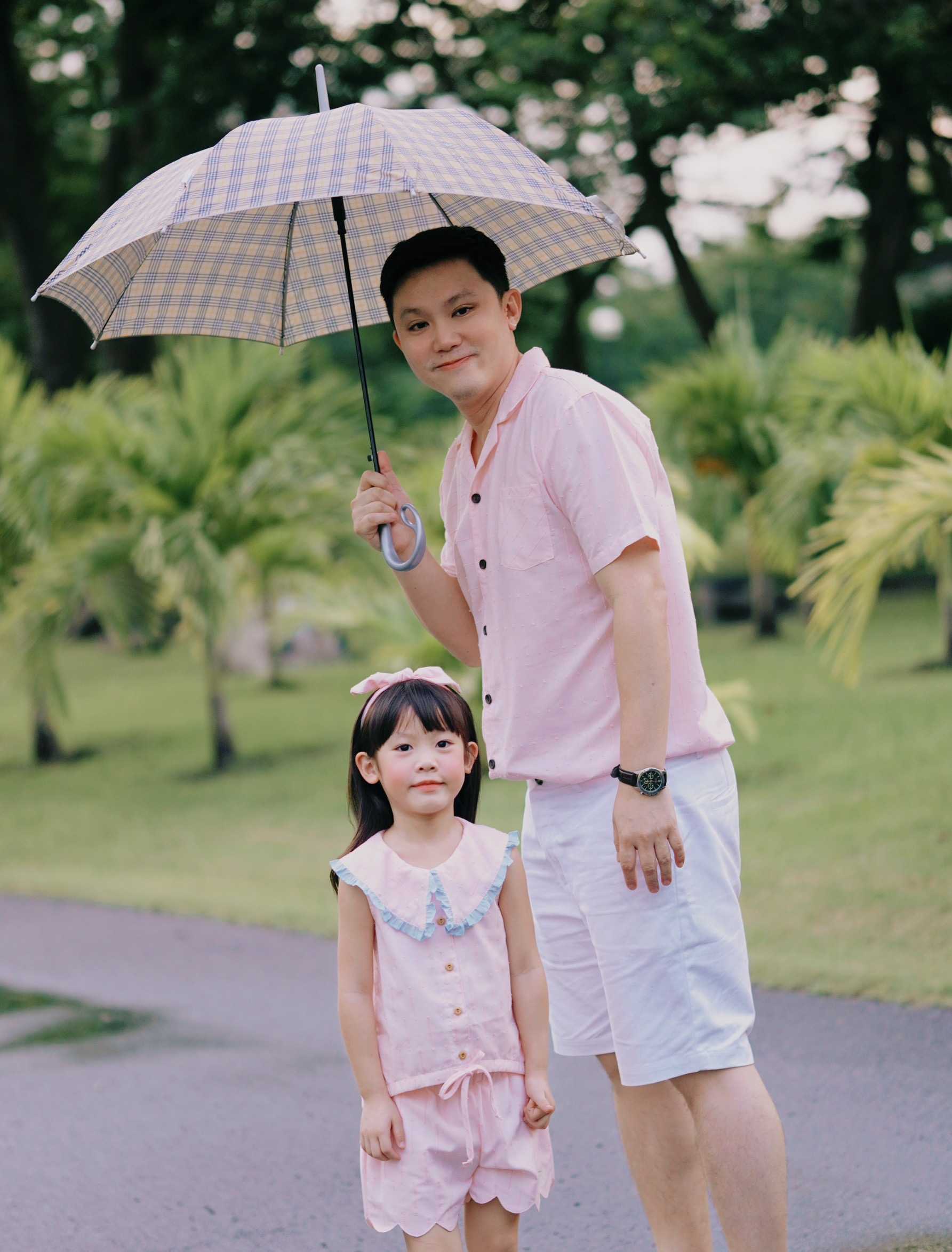 Raindrops Pink DAD Shirt (พร้อมส่ง)