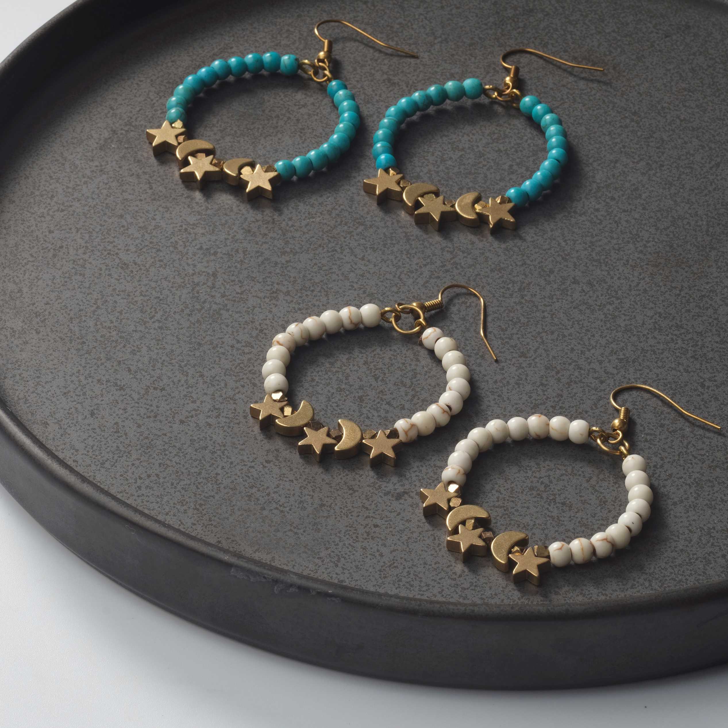 Moon & Star Earrings