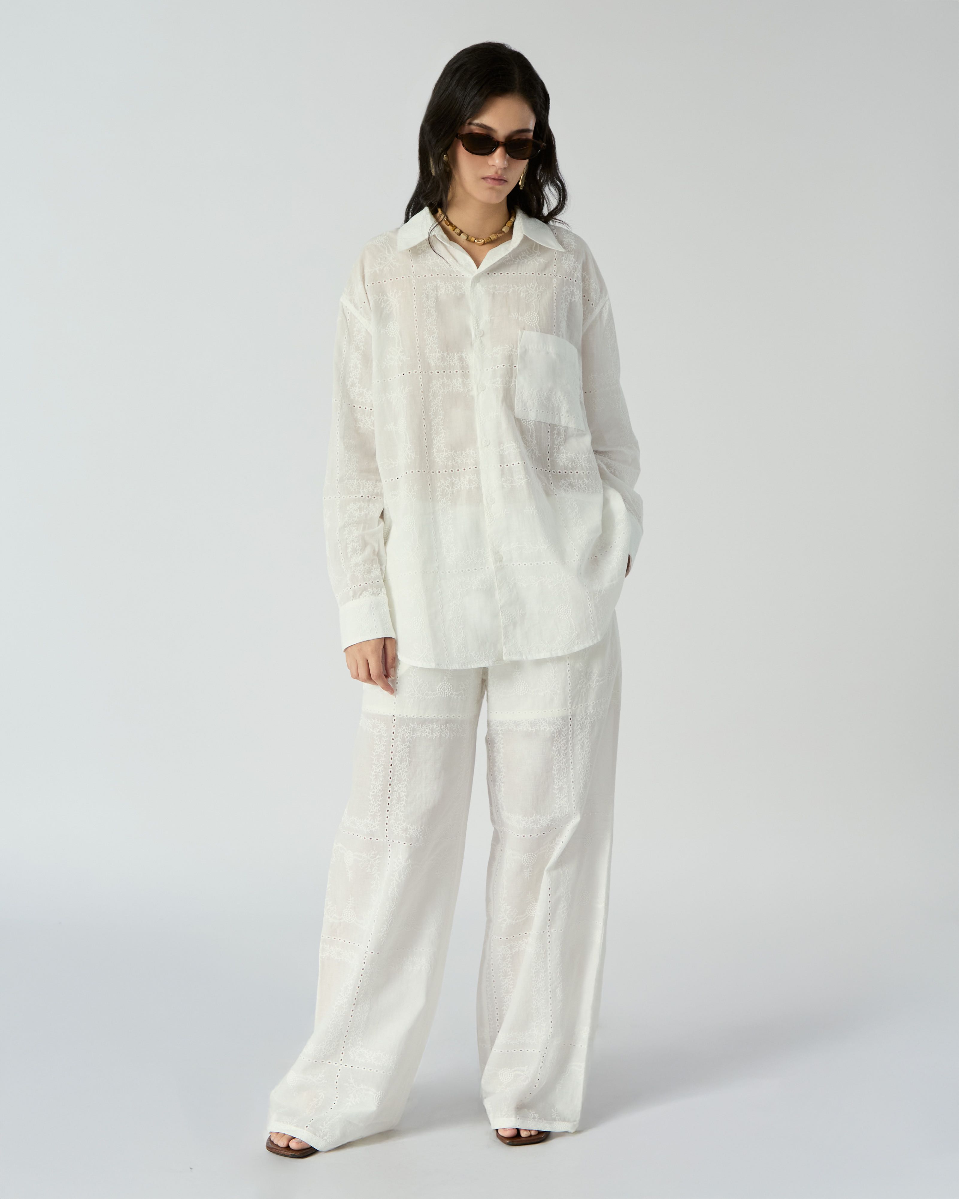 AMR DE SAISON ( AIMER ) - Embroidered Drawstring Trousers