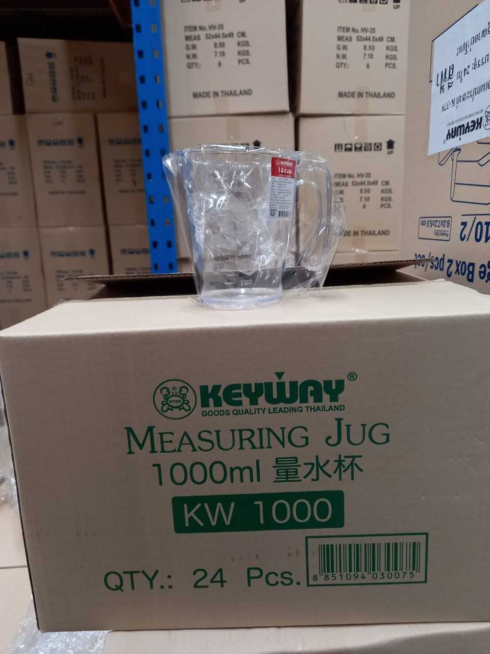 ถ้วยตวง 1 ลิตร  KW-1000 บรรจุ 24ชิ้น/ลัง