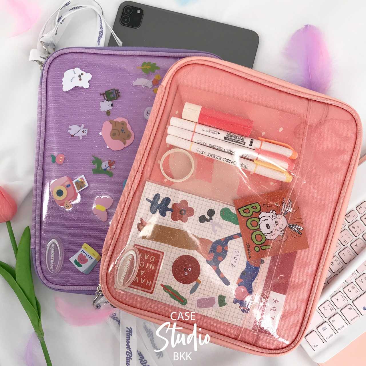 DIY Cute Bag 11 inch 🎒  กระเป๋าDIYใส่ไอแพด Ipad Pouch Bag ขนาด 11 นิ้ว . ♥