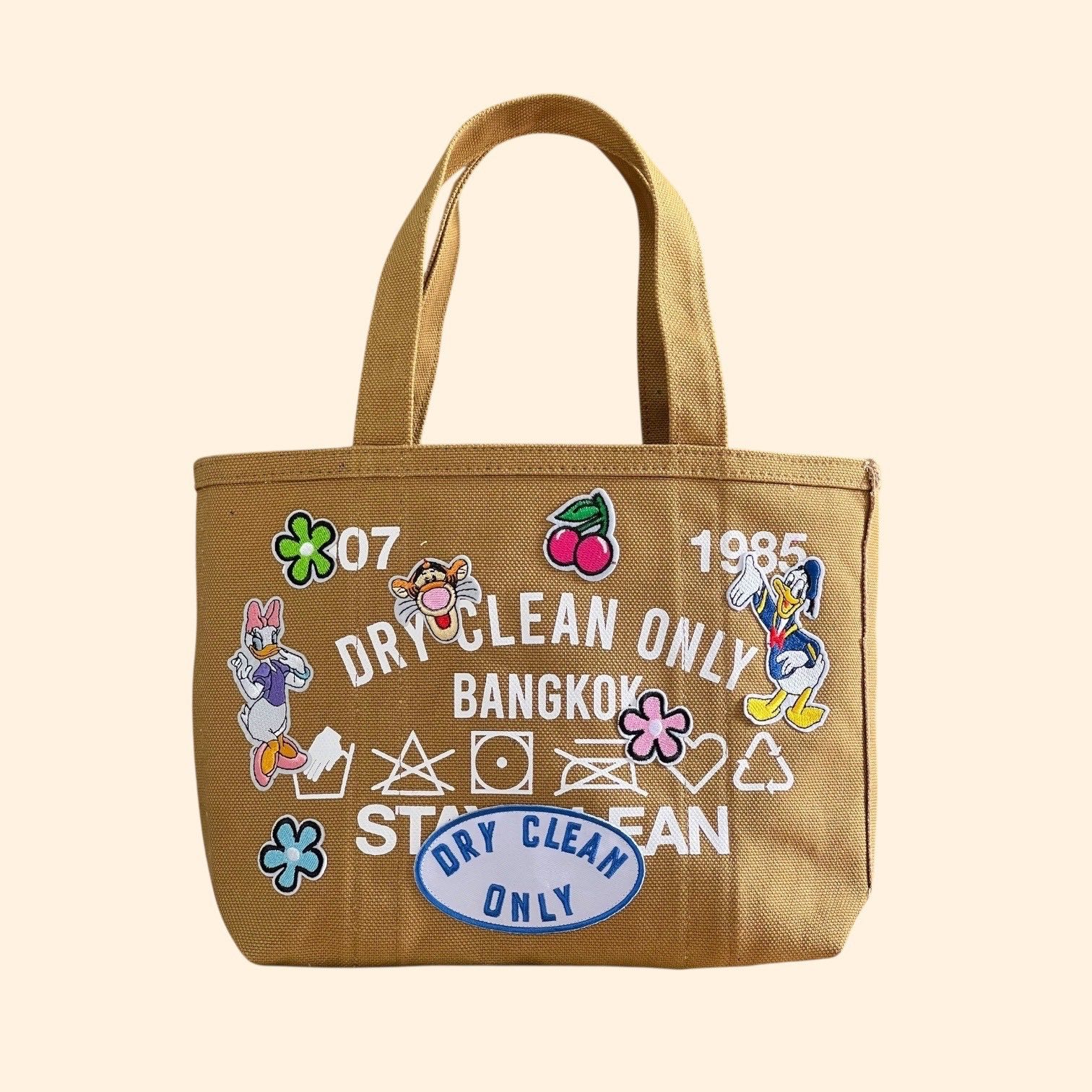 MINI TOTE PATCH ( BROWN )
