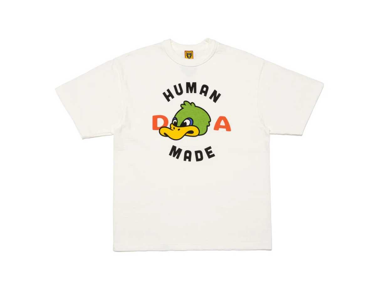 Human Made Green Duck Graphic T-Shirt White