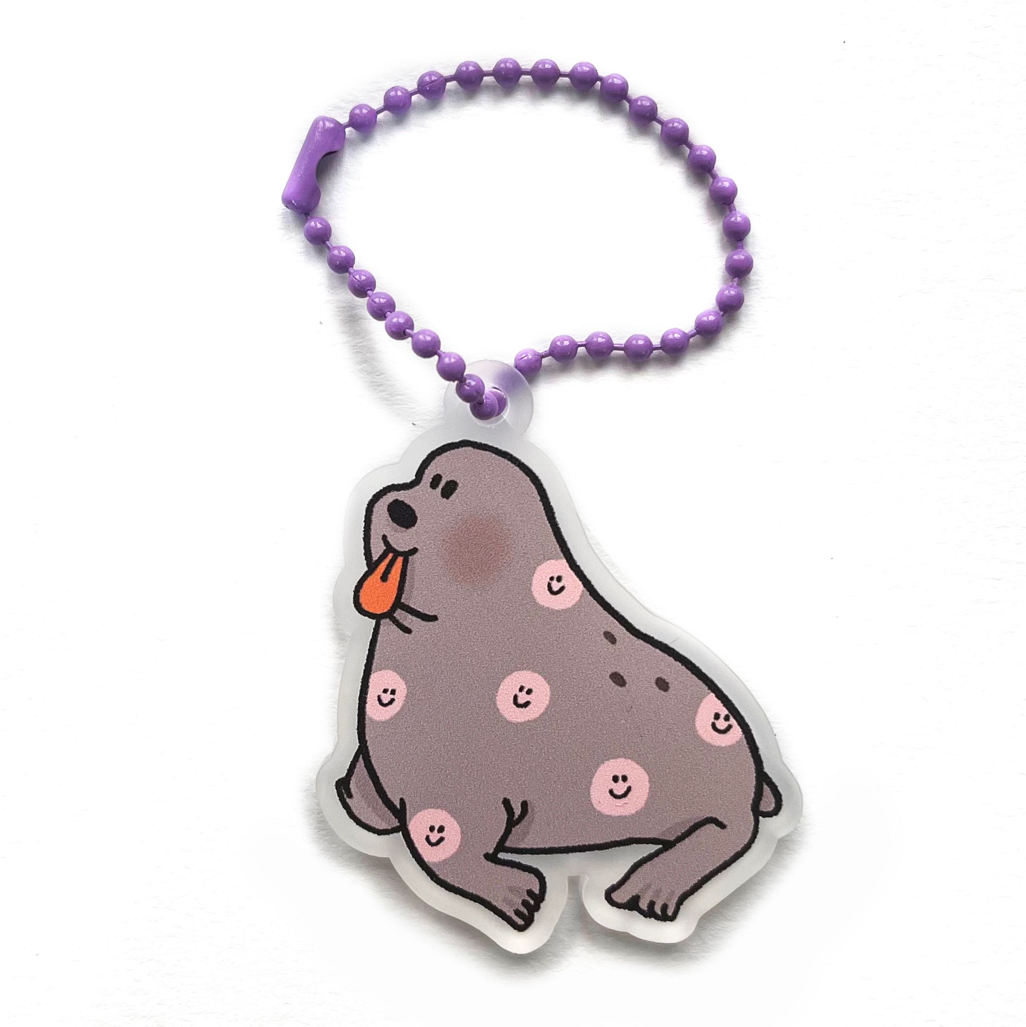 keyring1 - smiley seal