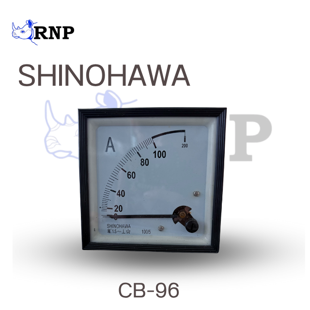 SHINOHAWA แอมป์มิเตอร์ 100/5A