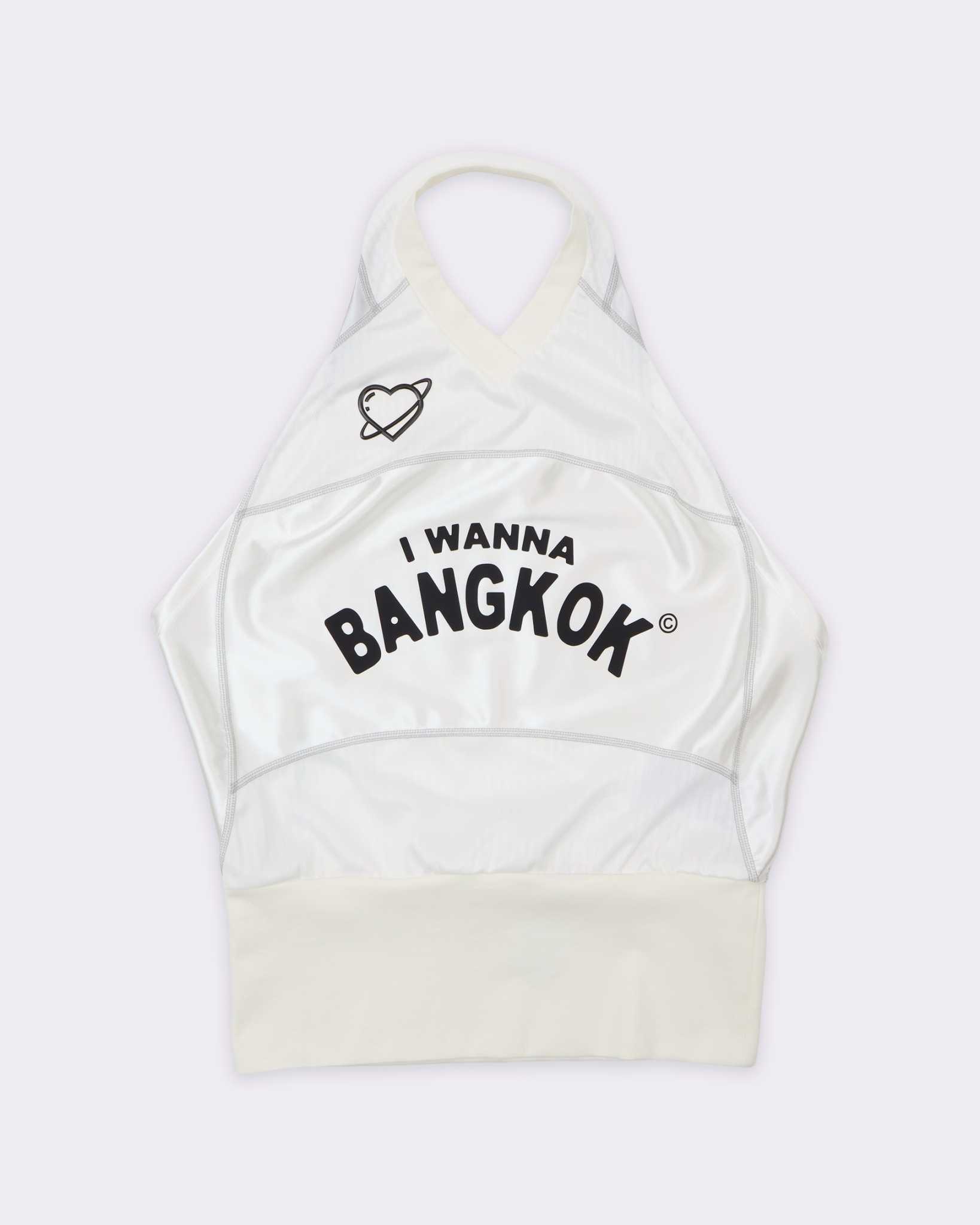 (PRE-ORDER) White Halter Top