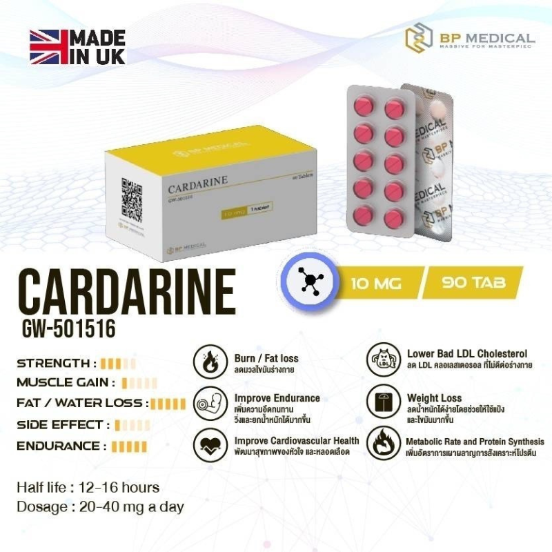 GW-501516 (Cardarine) GW501516 BPMedical (10mg×90t)
